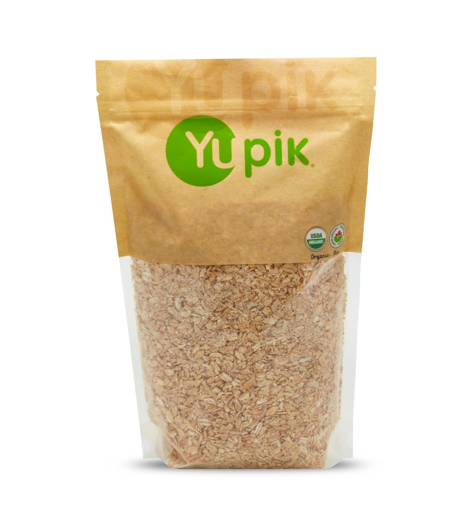 Yupik Organic Kamut Flakes 1 kg Non-GMO Kosher Vegan Made from Raw Whole Grains Steamed Rolled & Lightly Roasted Flakes Source of Fiber & Iron Ideal for Cooking & Baking 1 kg (Pack of 1) - Buy Online on GoSupps.com
