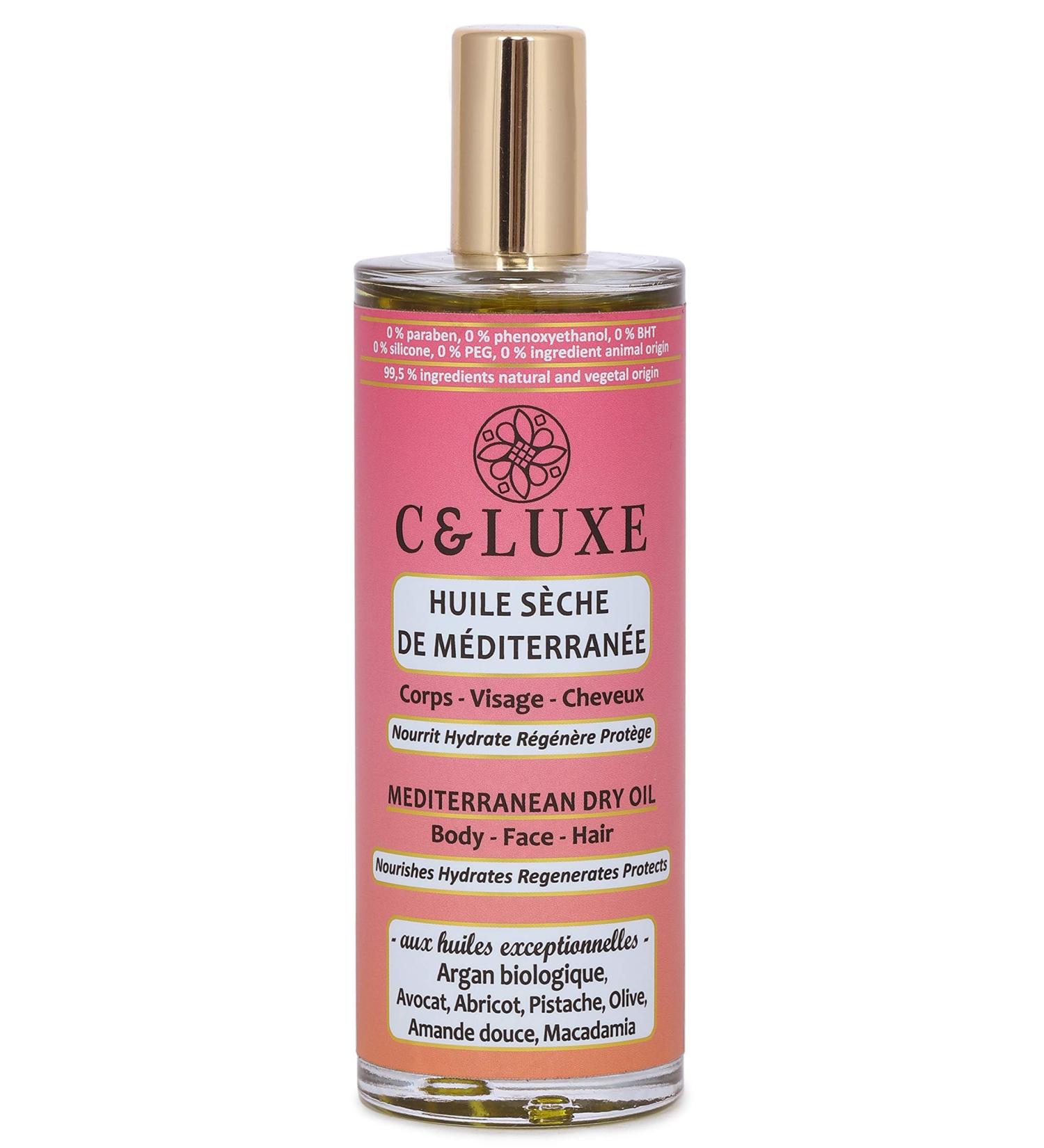 Dry Mediterranean Oil Spray 100ml | Bio-Argan & Avocado for Hair Face & Body | Nourishing Moisturizing & Silicone-Free - Buy Online on GoSupps.com