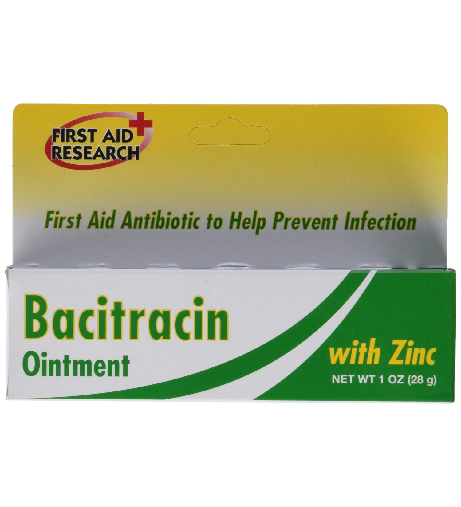 Bacitracin Zinc Ointment 1 Oz / 28 G - Pack of 4 | Topical Antibacterial Treatment - Buy Online on GoSupps.com