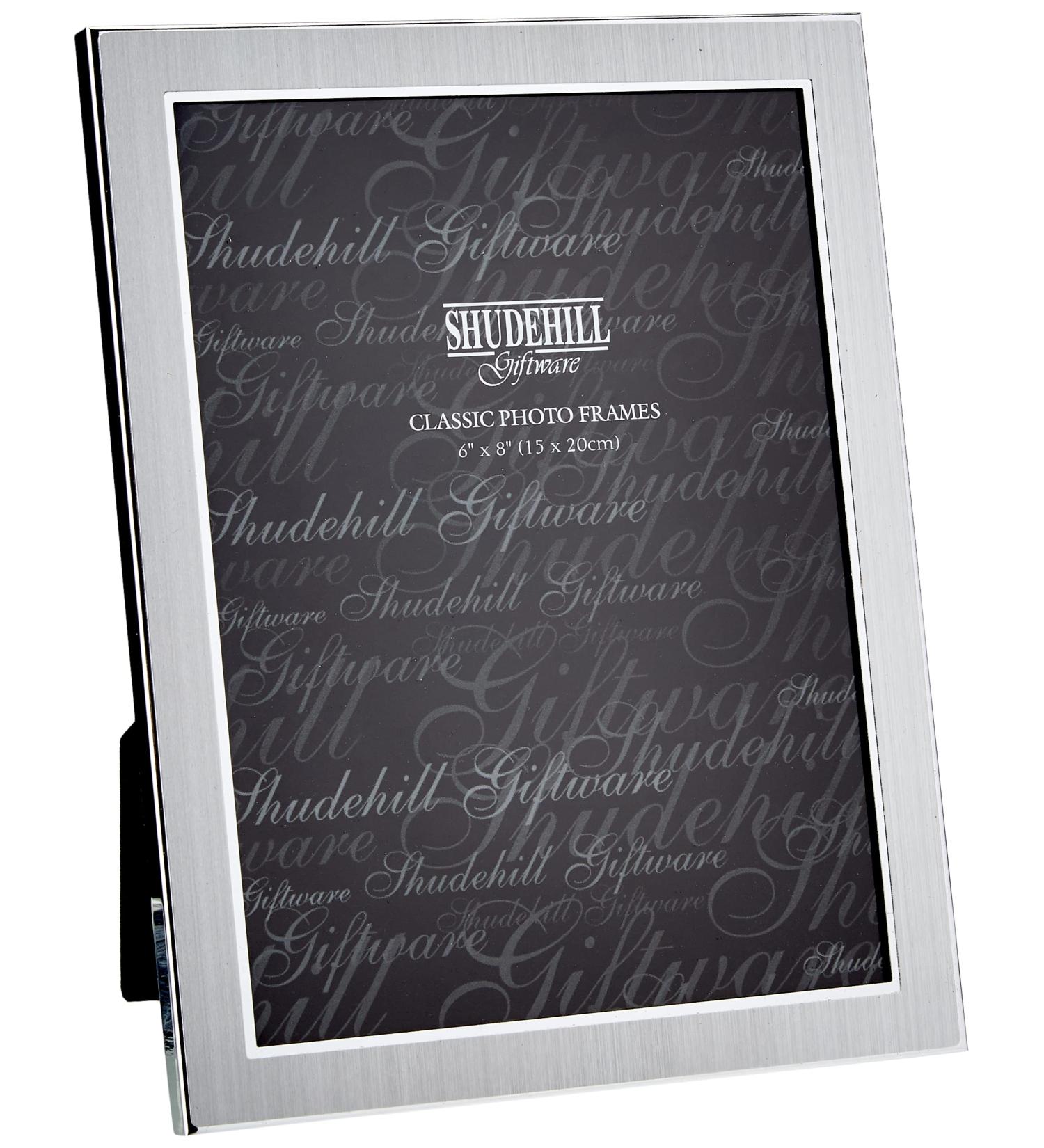 Shudehill 24168 Silver Satin Photo Frame - 6x8 Size - Landscape or Portrait - Buy Online on GoSupps.com