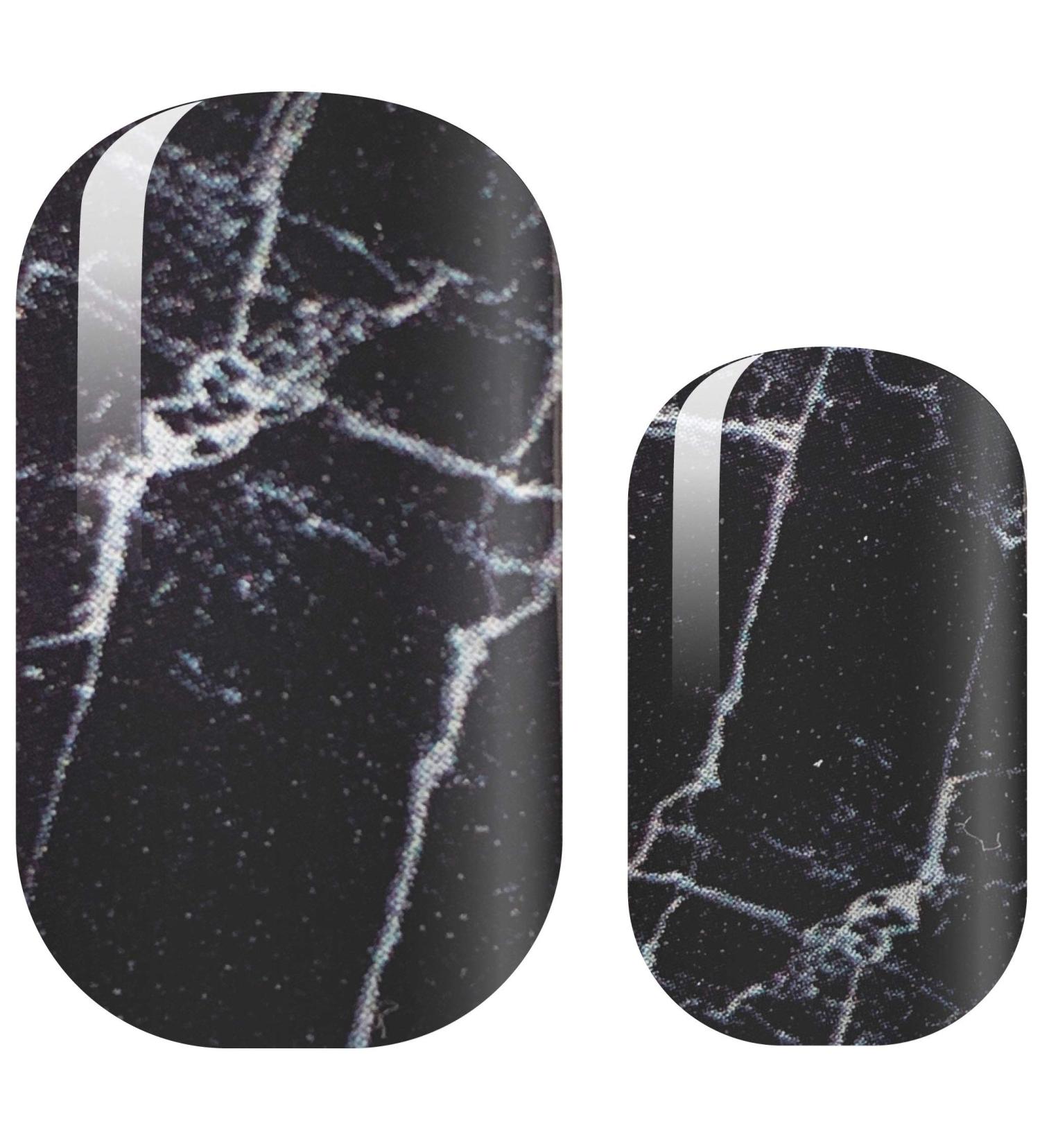 Avoa Beauty Lost Marbles Nail Film - Black & White Marble Nail Art Design | Long-Lasting Self-Adhesive Nail Wraps - Buy Online on GoSupps.com