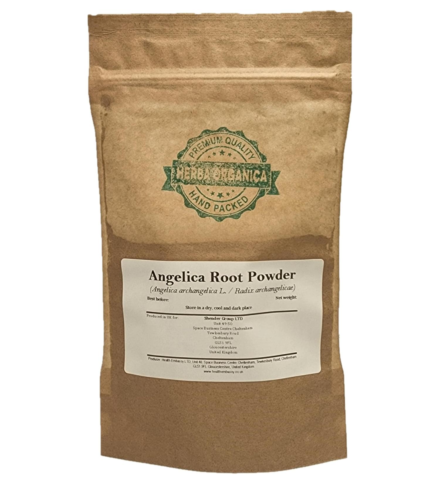 Herba Organica Poudre De Racine D Ang liqu Angelica archangelica L - Angelica Root Powder (50g)