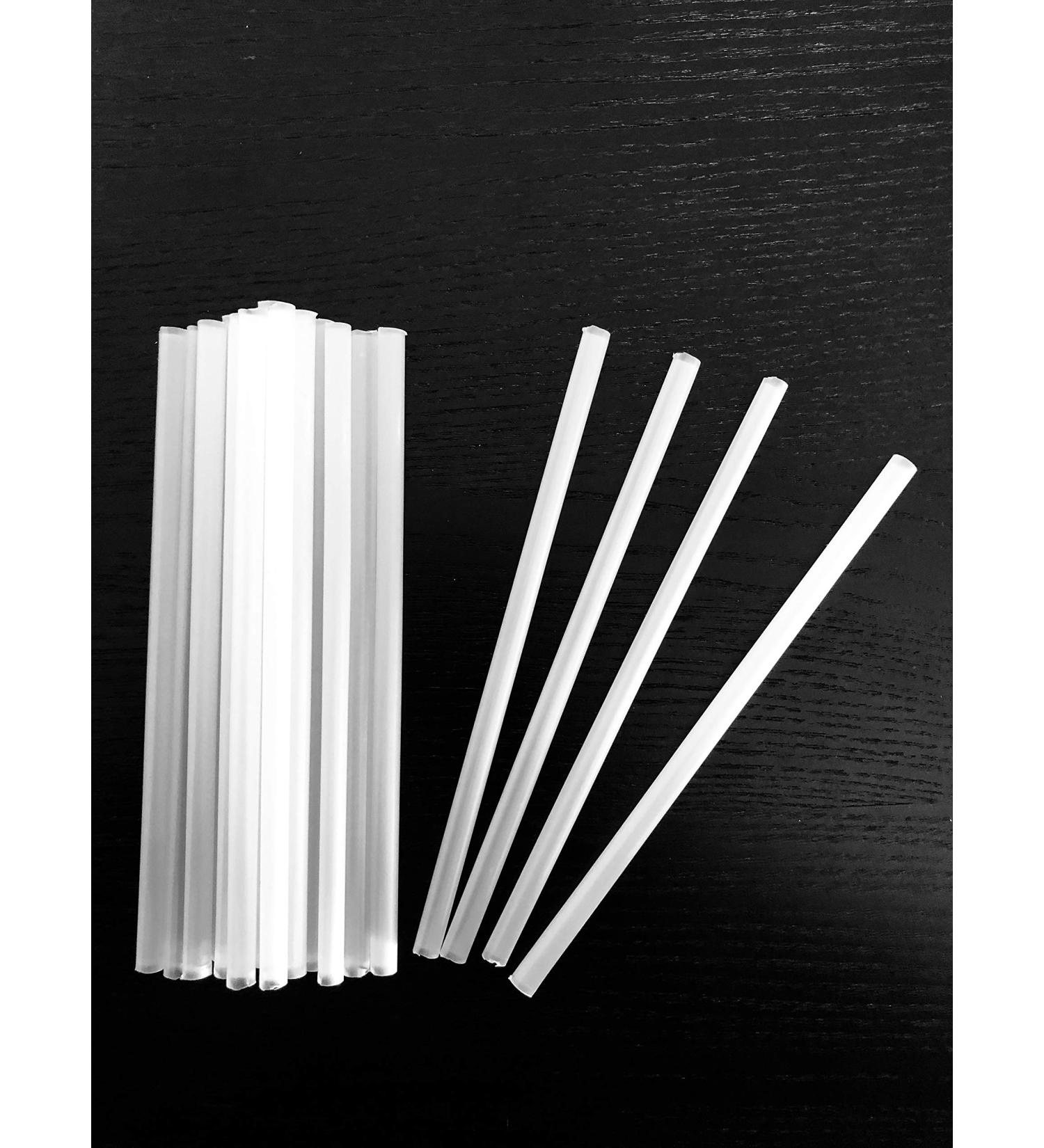 Olera 2000 Pieces Compostable Plant-Based Drinking Straws. 6 inch Semitransparent. Paille compostable PLA semi-transparente 6 pouces(bo te de 2000) de marque Olera