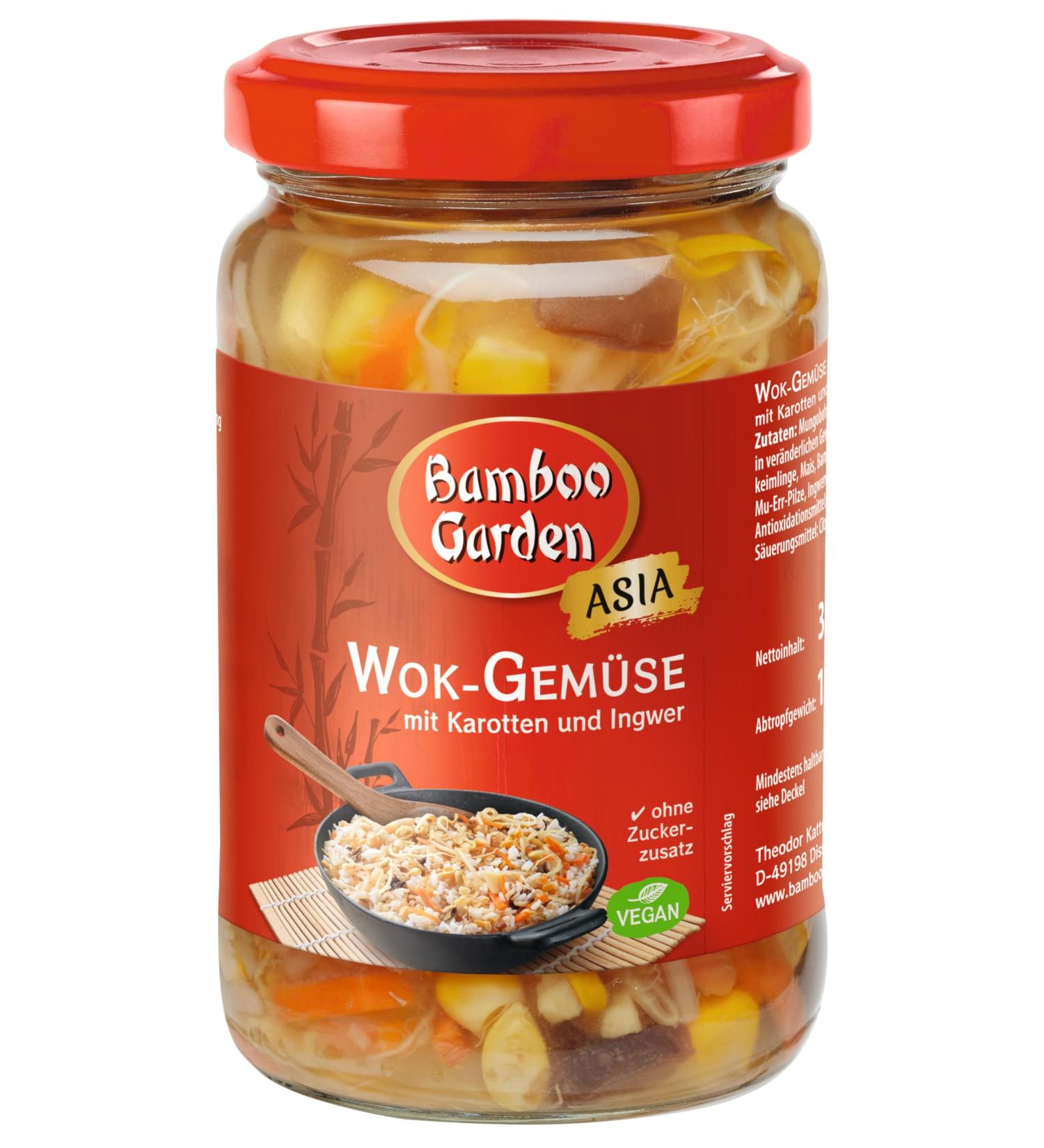 Buy Bamboo Garden Wok Vegetables & Ginger (330g) - International Shipping Available - Buy Online on GoSupps.com