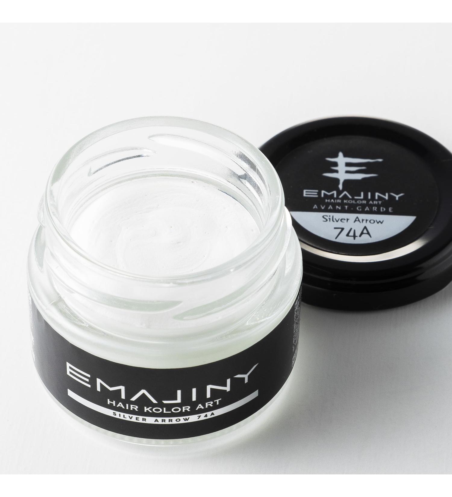 EMAJINY Silver Arrow 74A Temporary Hair Color Art Wax from Japan - Unscented Vibrant & Easy to Use - Buy Online on GoSupps.com