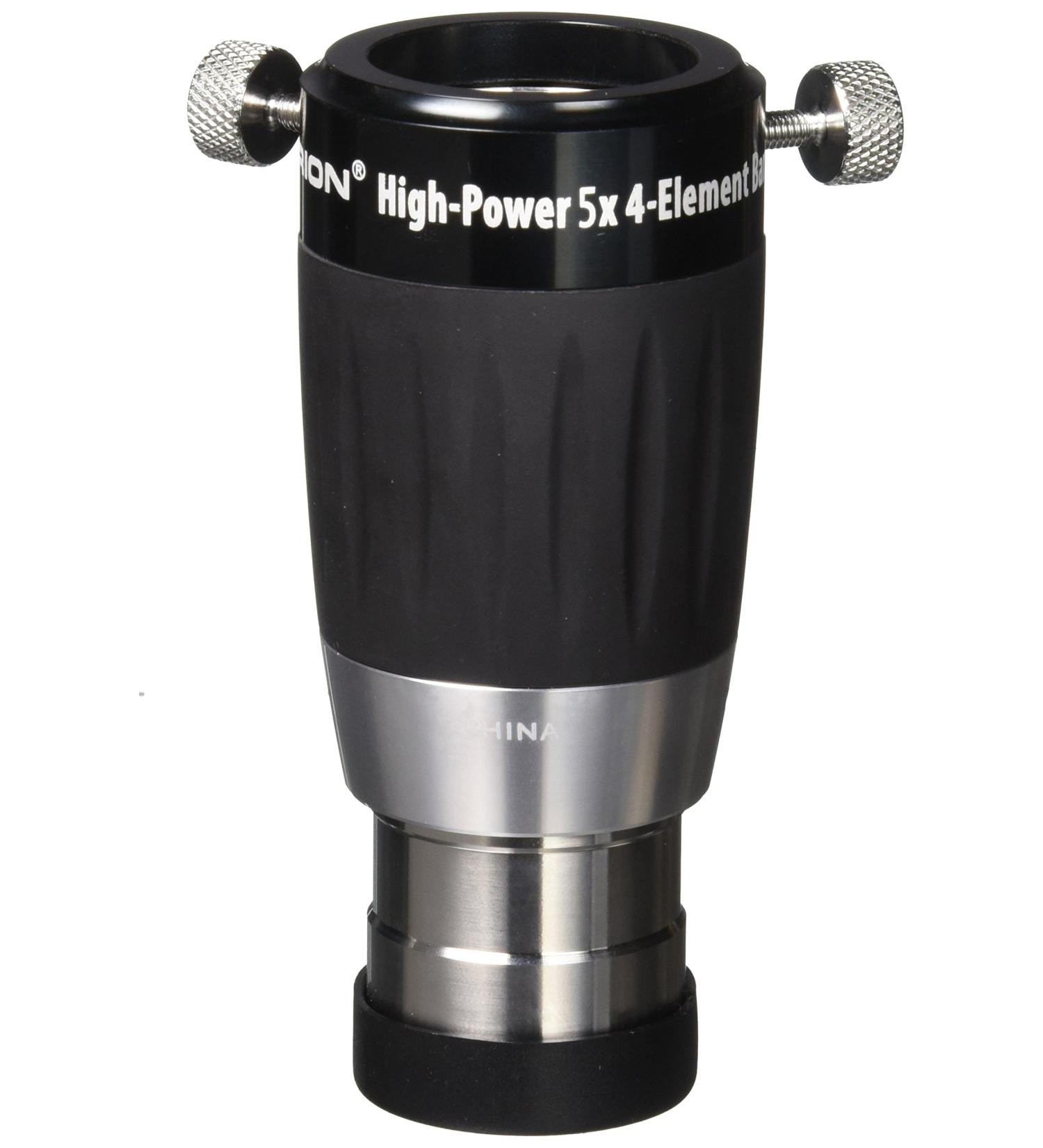 Orion 8715 High-Power 1.25-Inch 5x 4-Element Barlow Lens