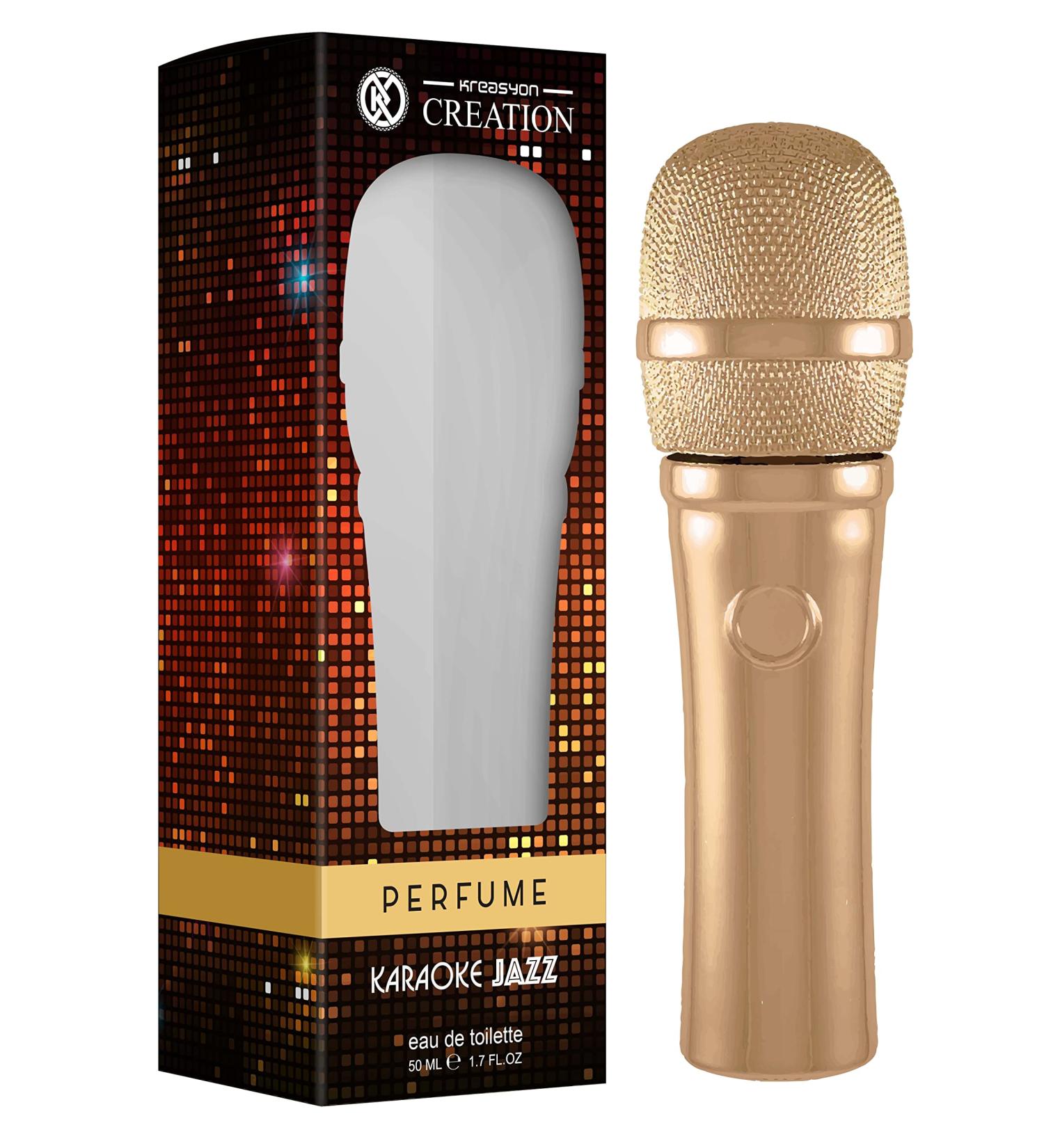 Floral & oriental fragrance Perfume Notes of Jasmine Pear Vanilla Eau de Toilette Spray Karaoke Perfume Microphone Shaped Bottle (1.7 Fl Oz) Floral Orange Vanilla 1 Fl Oz (Pack of 1) - Buy Online on GoSupps.com