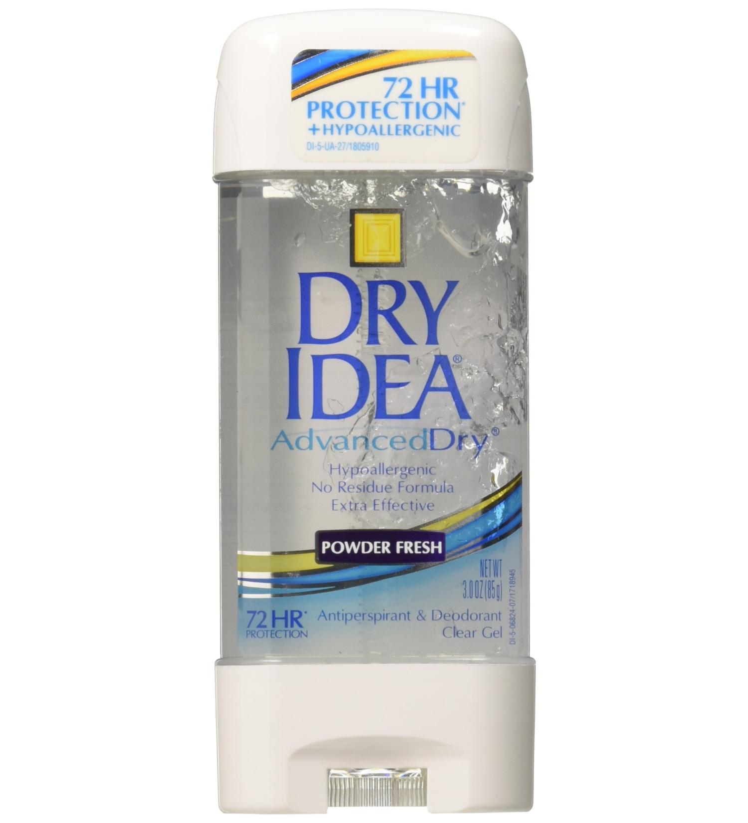 Dry Idea Clear Gel Antiperspirant Powder Fresh - 3 oz - Buy Online on GoSupps.com