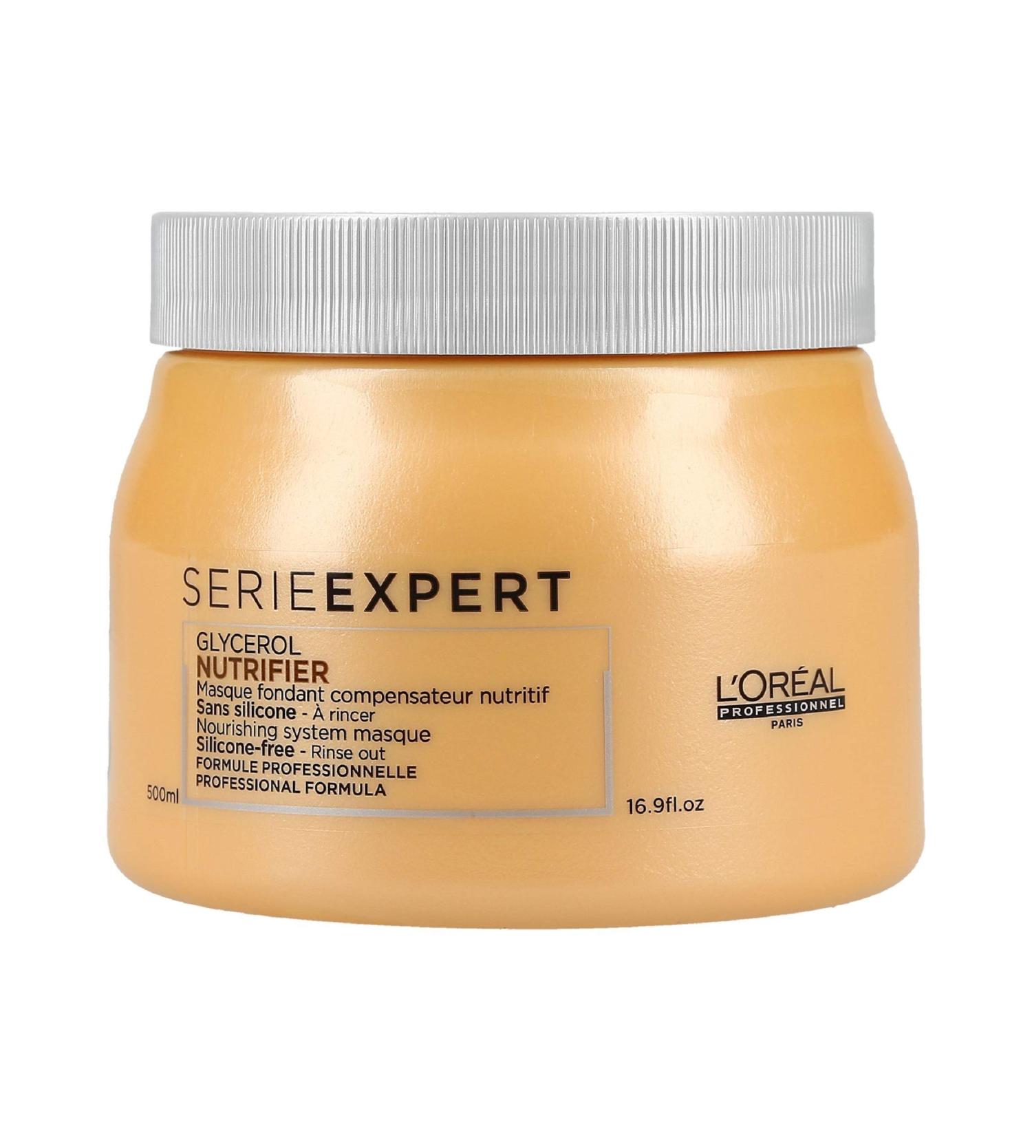 L'Oreal Expert Professionnel Nutrifier Masque Capillaire 500 ml Multi 500 ml (Lot de 1)