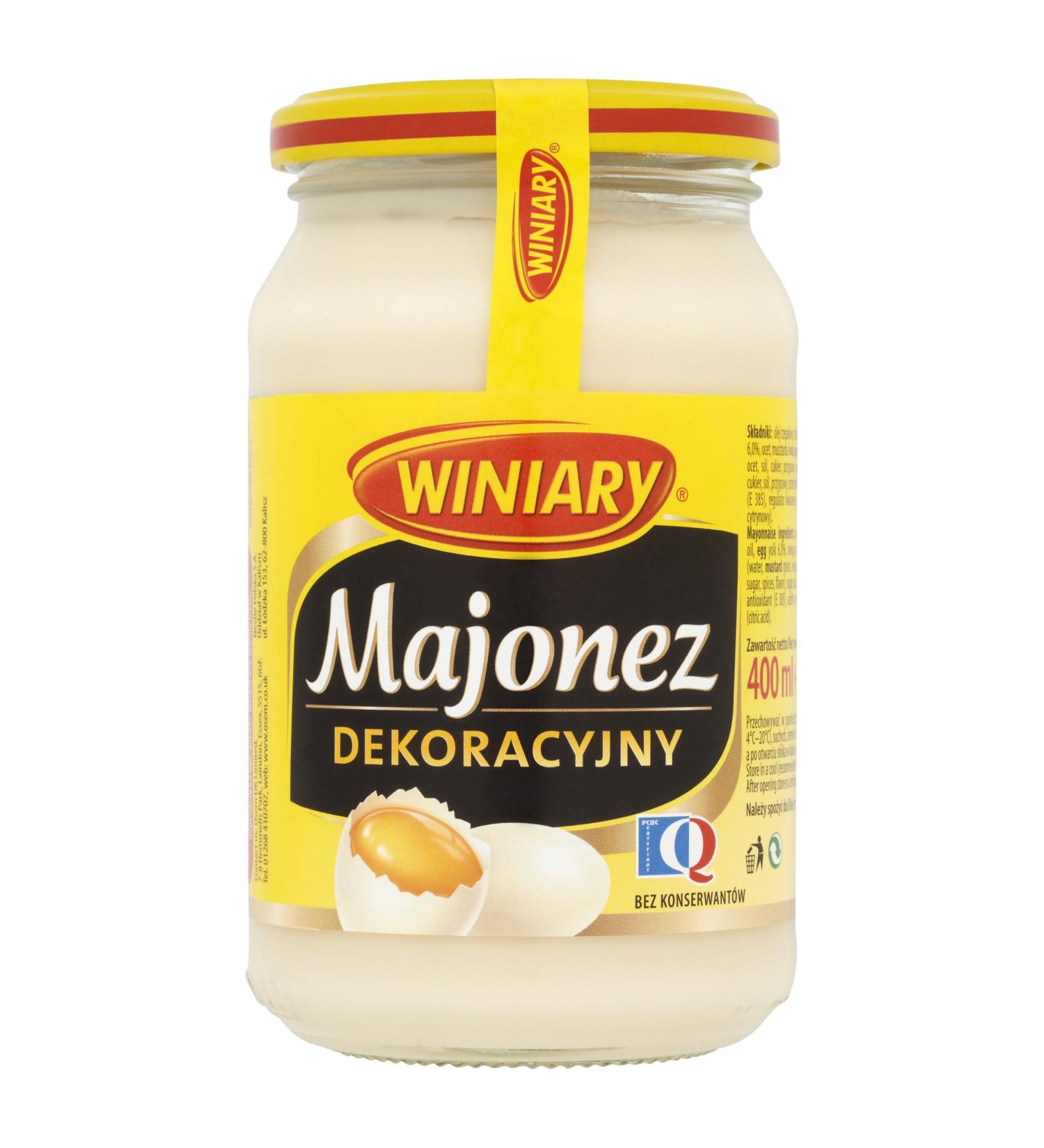 Winiary Mayonnaise 400 ml - Buy Online on GoSupps.com