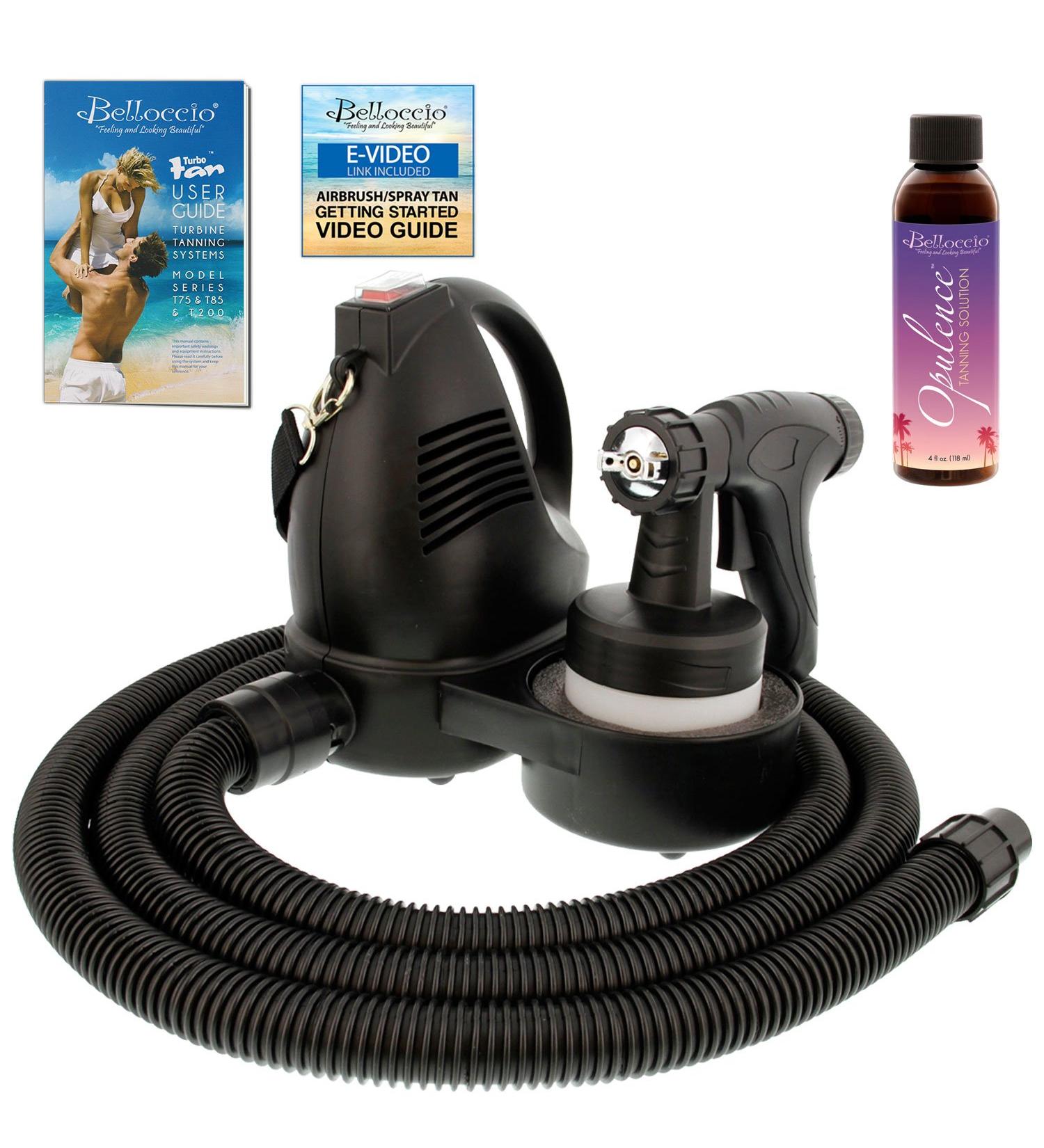 Belloccio Premium T75 Sunless Turbine Spray Tanning System + FREE Opulence Tanning Solution & User Guide Video - Buy Online on GoSupps.com