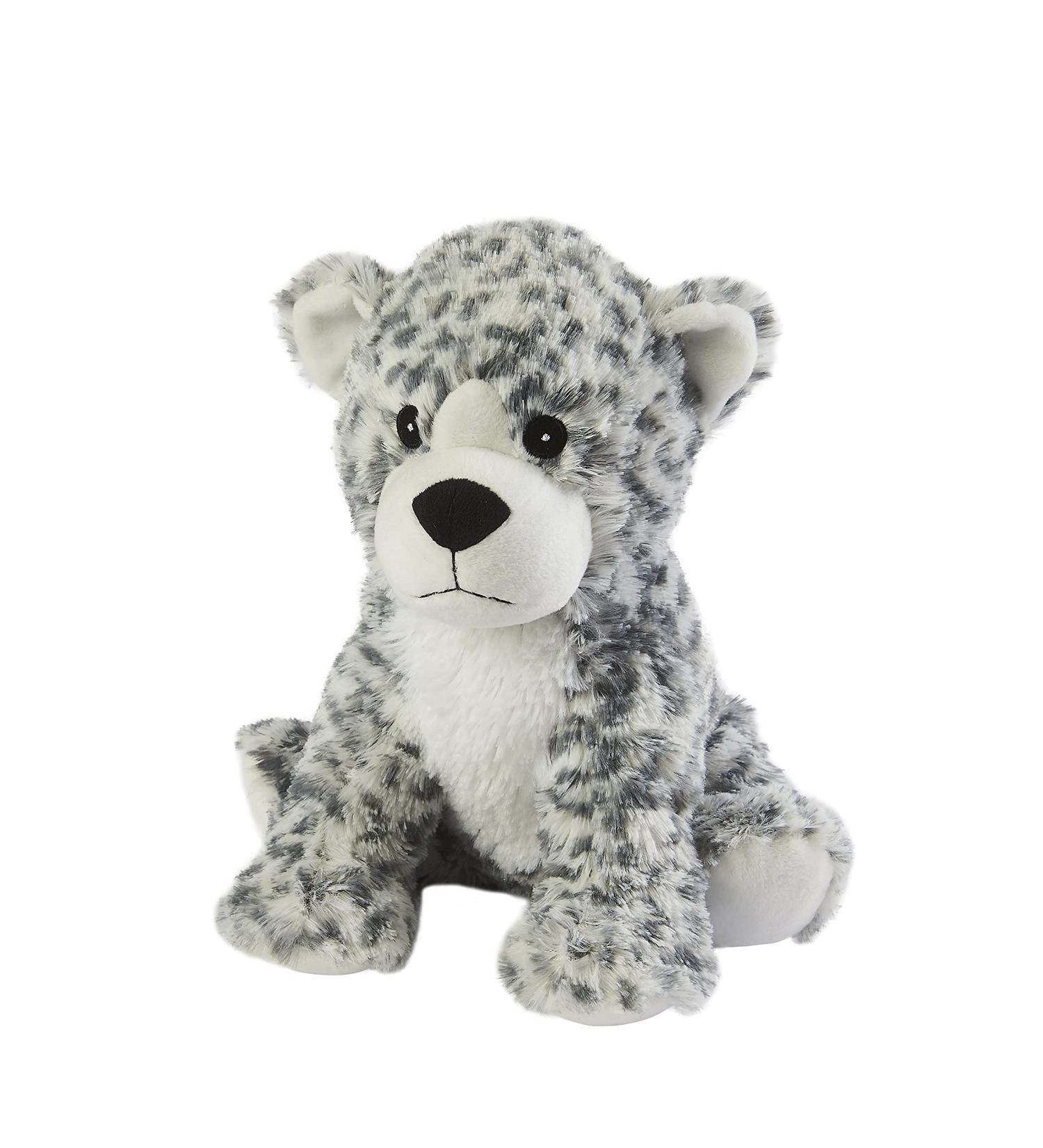 Warmies CP-Leo-2 Heatable Plush Toy - Soft Grey Snow Leopard | Perfect Gift for All Ages | International Shipping Available - Buy Online on GoSupps.com