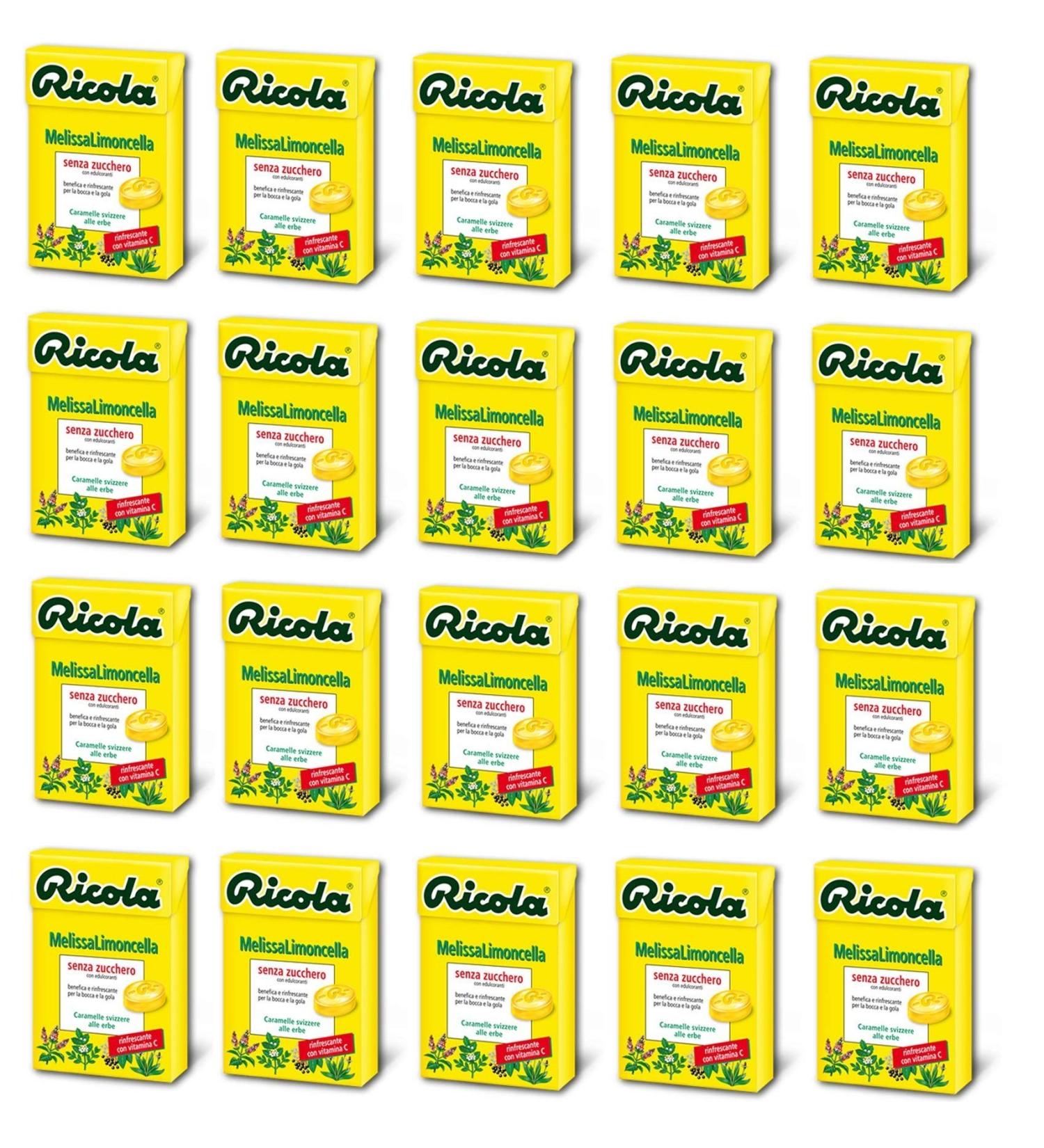 Ricola Ricola Sugar-Free Lemon Meloise (20 x 50g boxes)