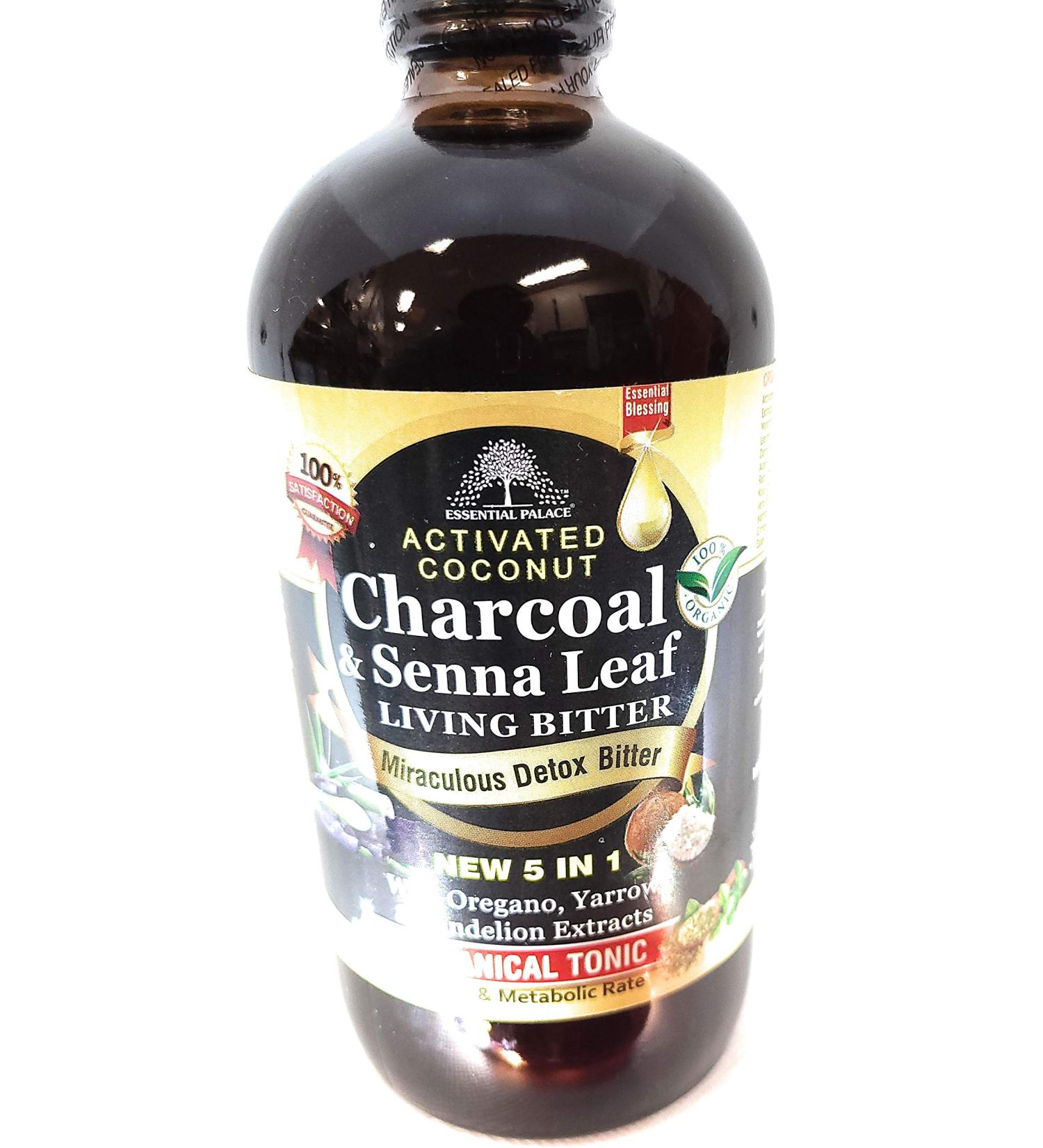 Activated Coconut Charchoal & Senna Leaf Living Bitters