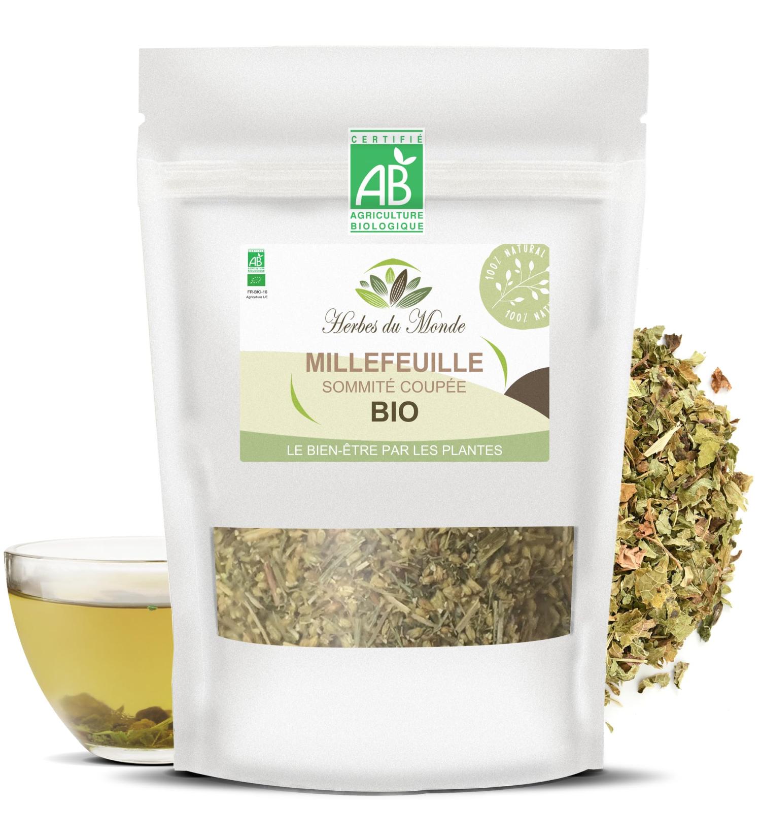 Herbes du Monde Tisan Achill e Millefuille Shilling Detox infusion and Digestive Soulage Menstrue 50g - Buy Online on GoSupps.com