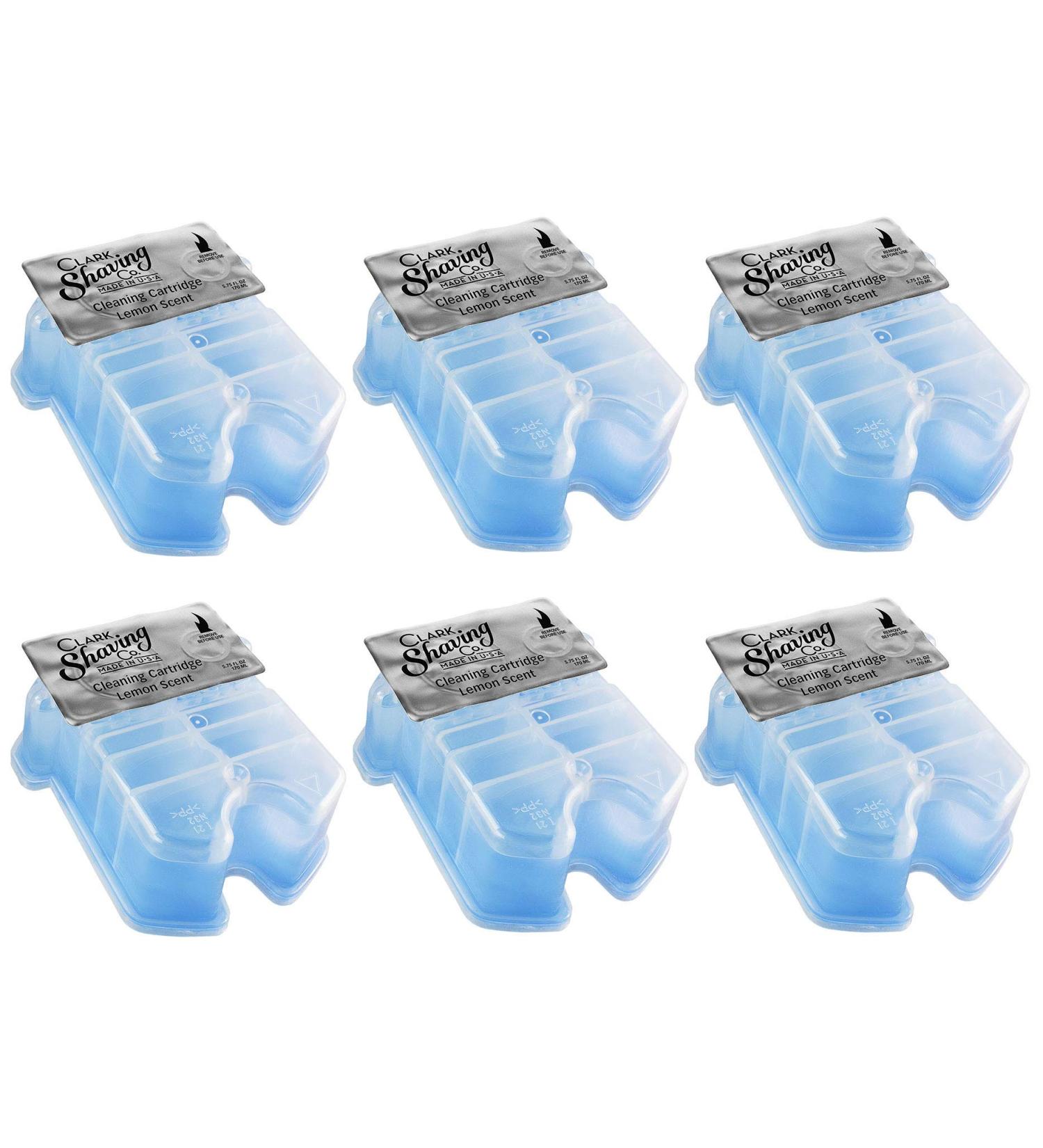 Clark Shaving Co. Refill Cartridges for Braun Clean & Renew CCR (6-Pack) 6 Count (Pack of 1)