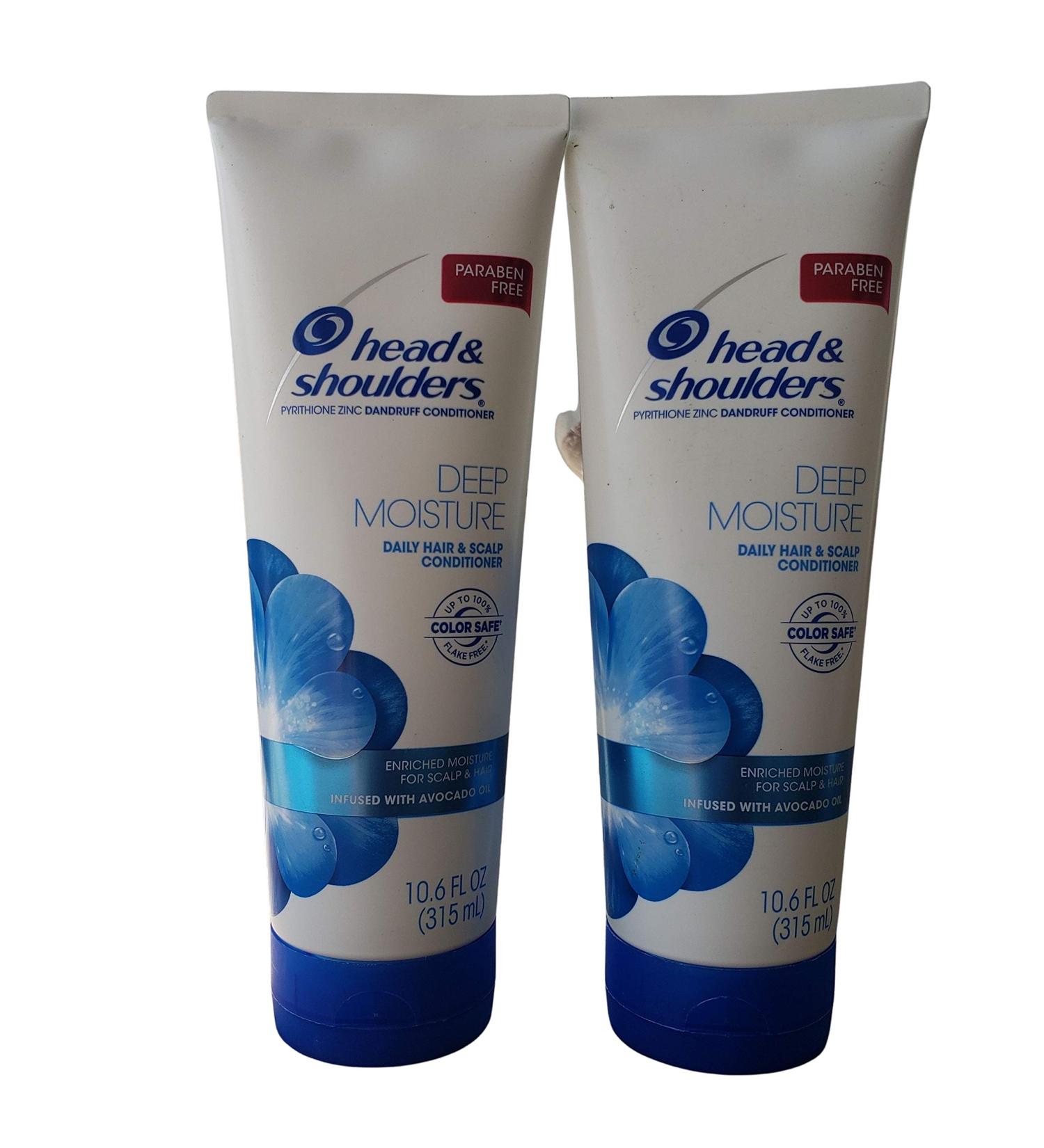 Head & Shoulders Deep Moisture Dandruff Conditioner 10.6 Fluid Ounce Pack of 2