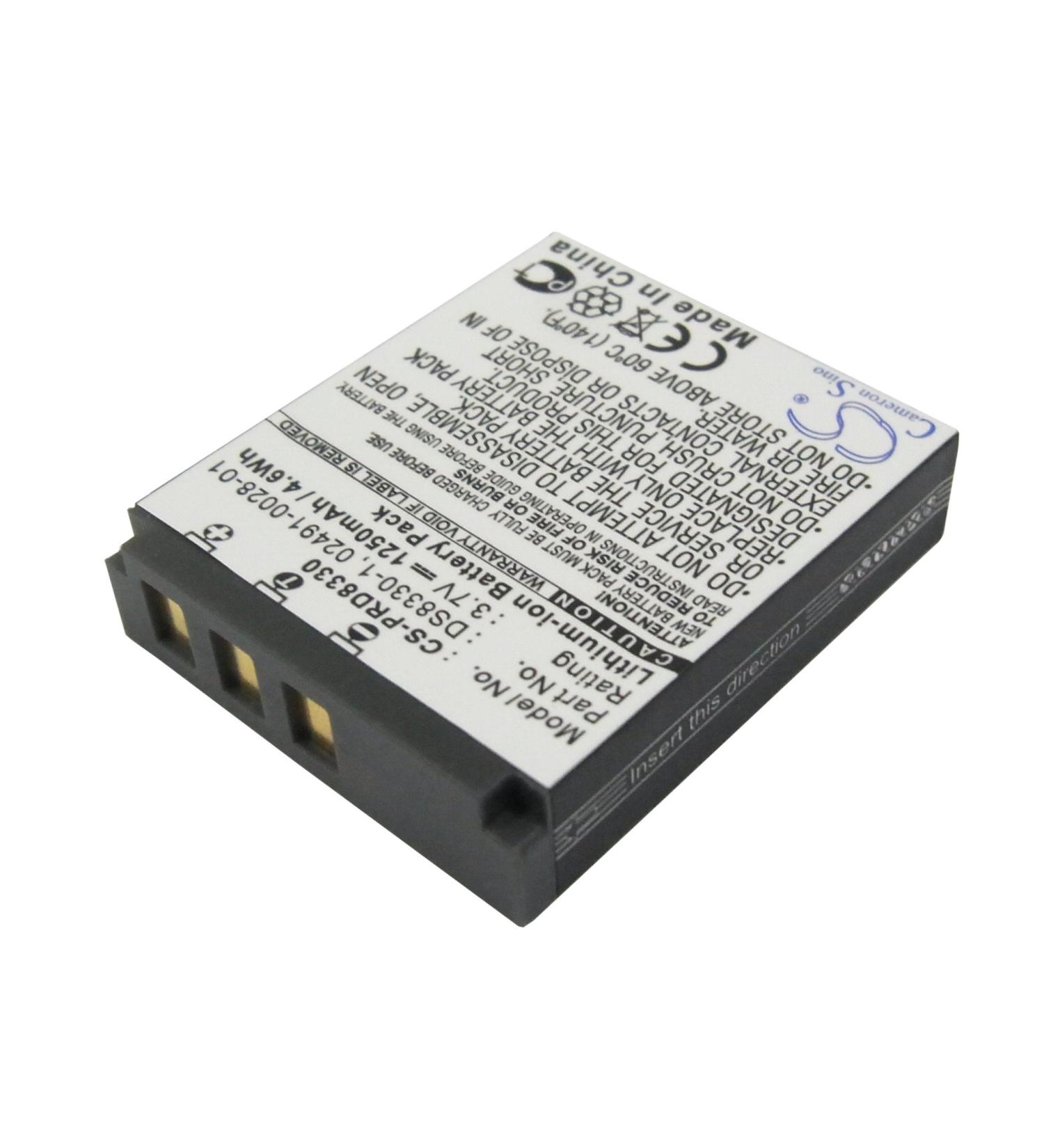 Replacement Battery for Voigtl nder Virtus D8/D800/W7/XM 8600 - 1250mAh/3.7V International Shipping - Buy Online on GoSupps.com
