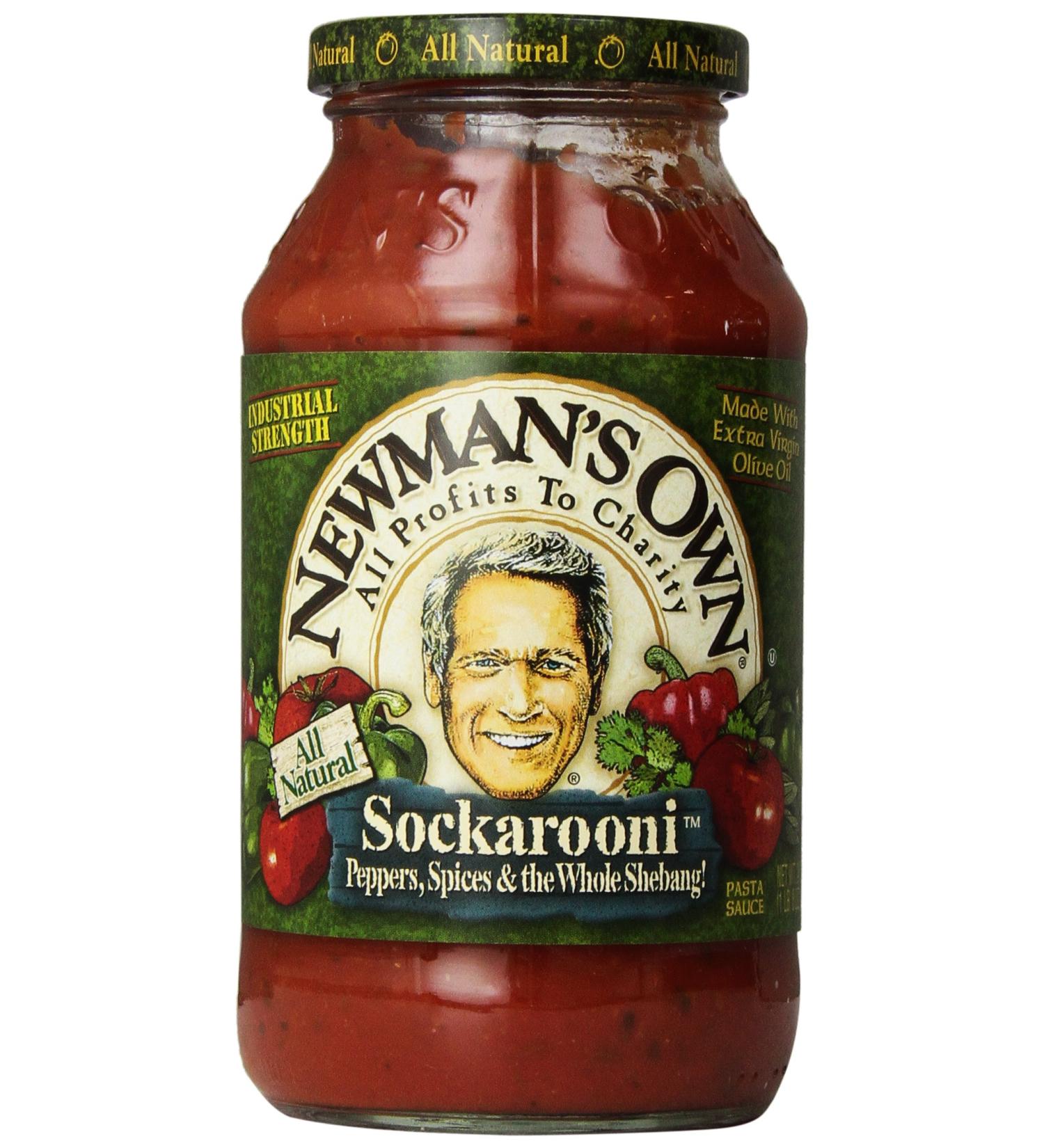 Newman's Own Sockarooni Pasta Sauce 24 oz - Authentic Italian Flavor for Pasta Dishes - Buy Online on GoSupps.com