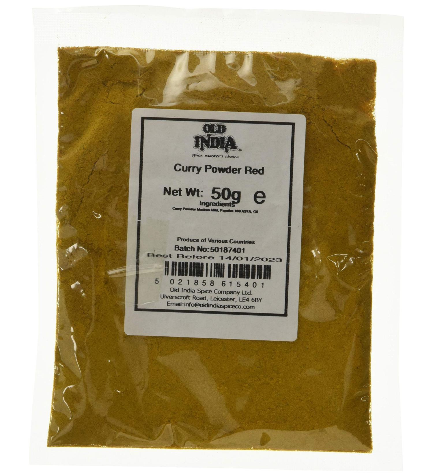 Old India Curry Powder Red 50g