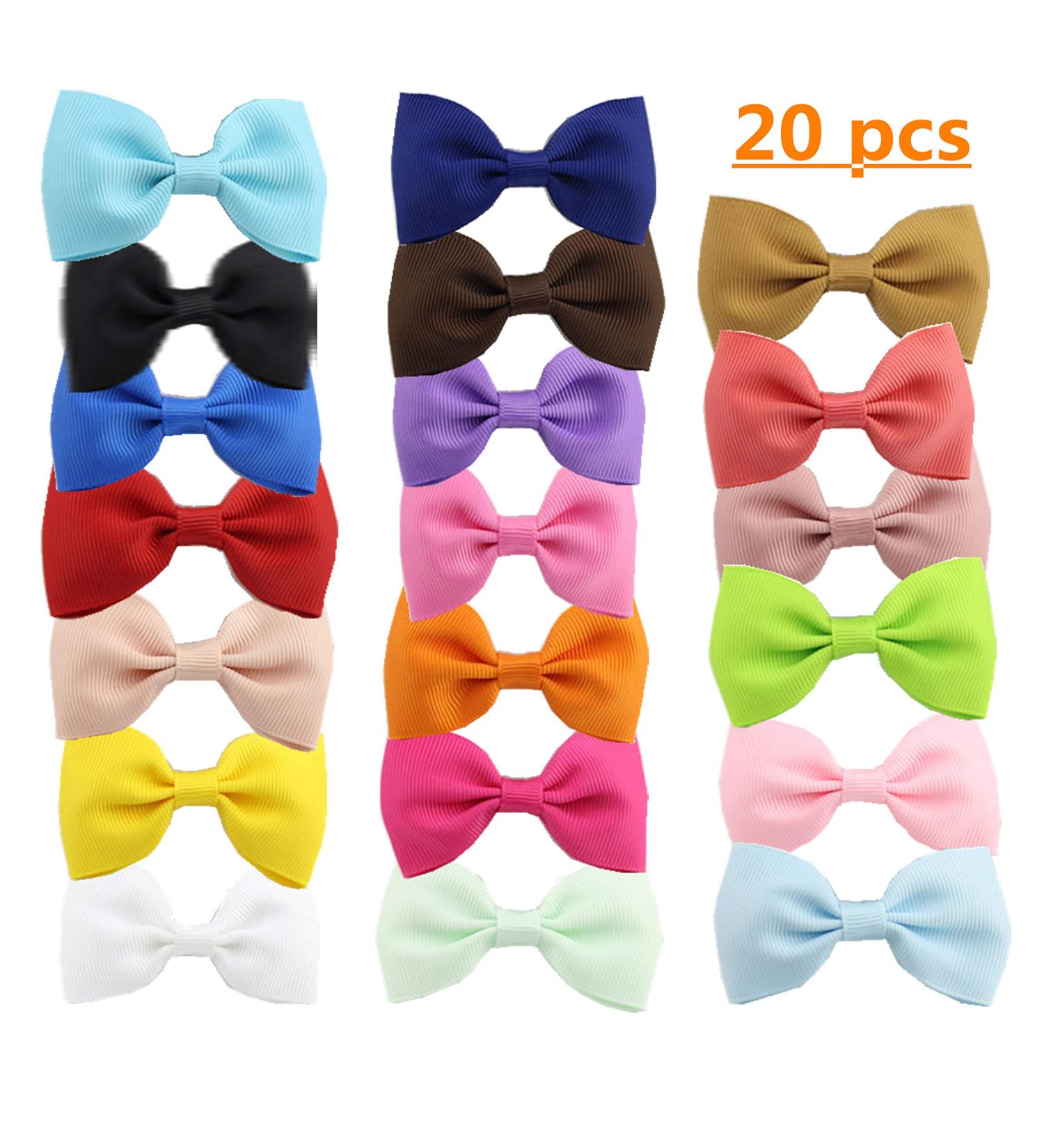 Colorful Hair Clips for Girls & Toddlers - 20 Styles with Crocodile Clips for Kids & Dogs - Buy Online on GoSupps.com