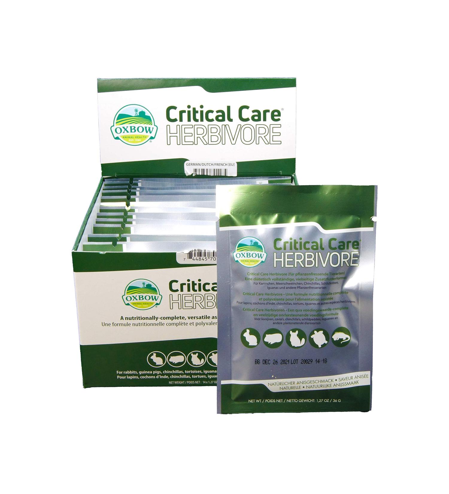 Oxbow Critical Care Food for Convalescent Herbivores 36 g (1 pack)