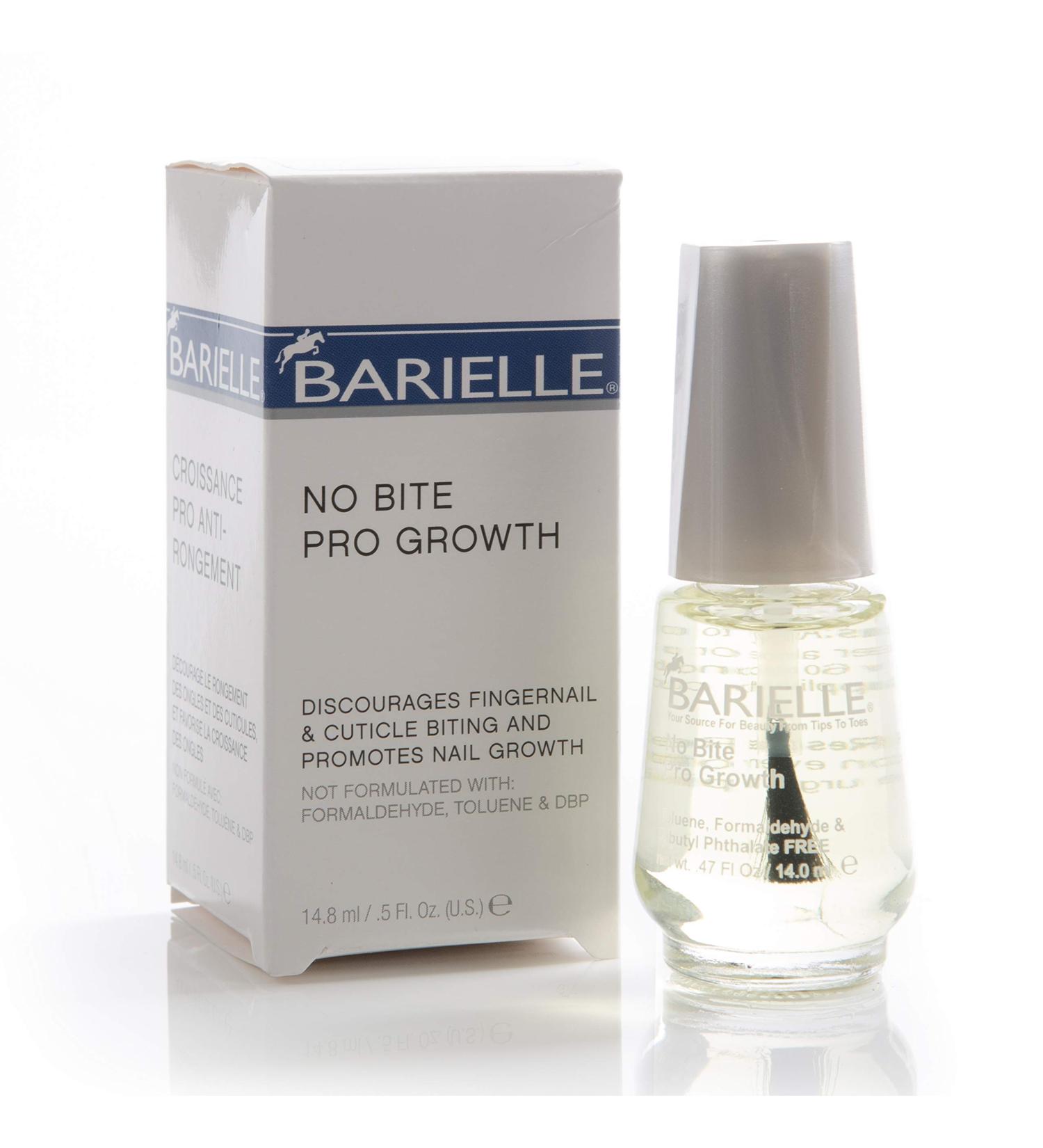 Barielle No Bite Pro Growth 0.5 oz - Nail Biting Prevention Treatment | Stops Nail Biting for Adults & Children | Made in USA - Buy Online on GoSupps.com