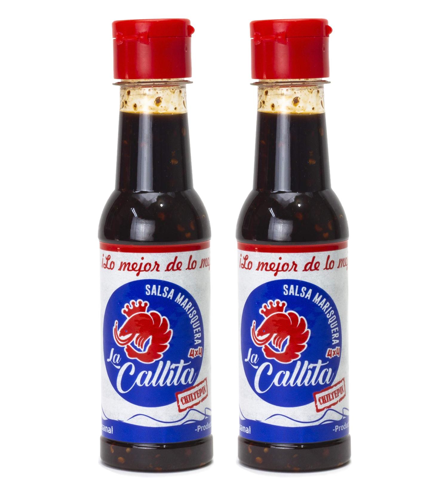 La Callita Salsa & Seafood Sauce by Lencho 4x4 - 5 oz (2 Pack) - Made in Guasave Sinaloa - Buy Online on GoSupps.com