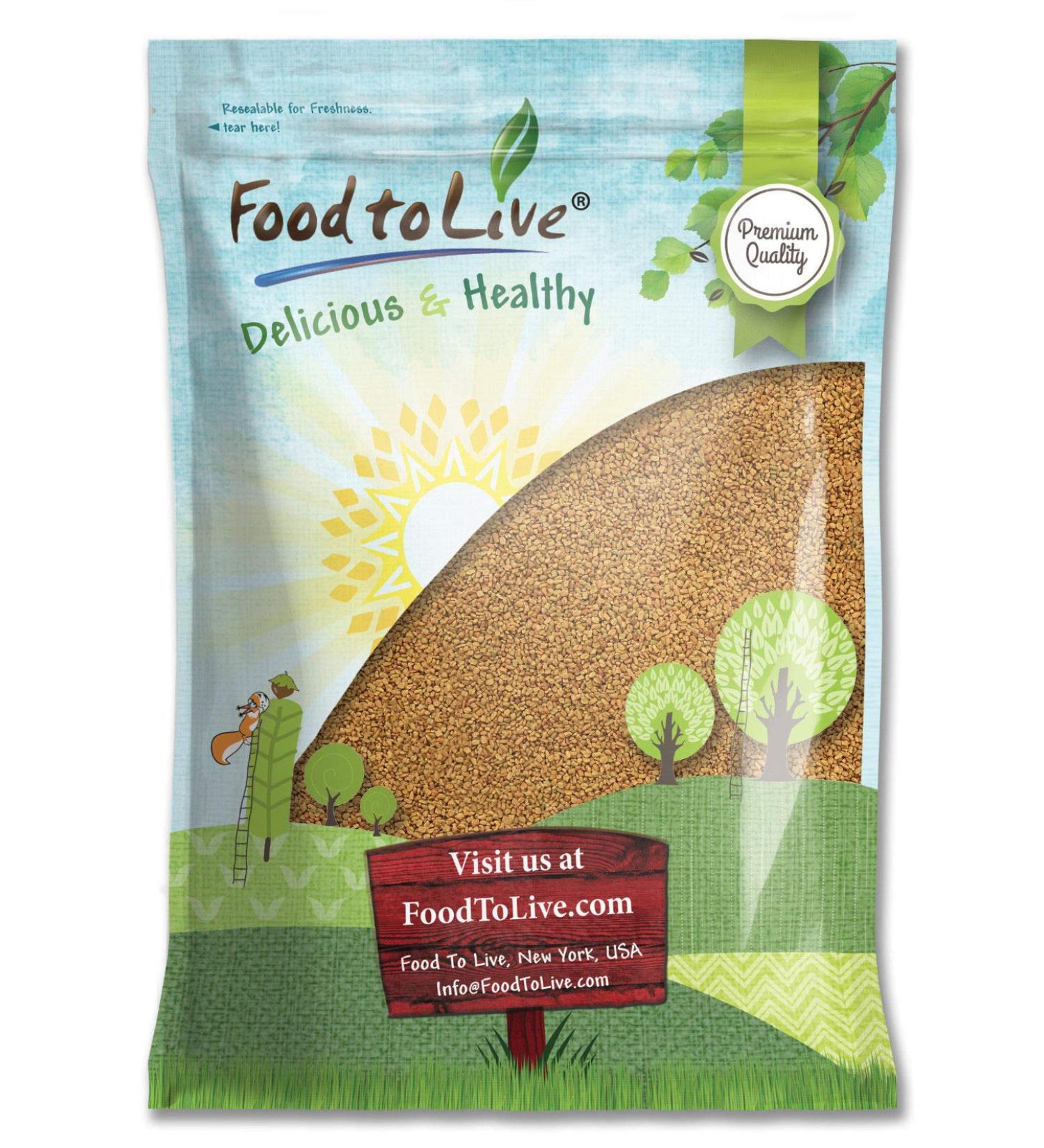 Fenugreek Seeds 10 Pounds | Non-GMO, Whole, Raw, Sproutable | Vegan & Kosher | Bulk Methi with Dietary Fiber, Protein, Iron, Copper, Magnesium & Vitamin B-6 | Ideal for Pickling, Vegetable Dishes & Spice Mixes | Trigonella Foenum-Grae - Buy Online on GoSupps.com