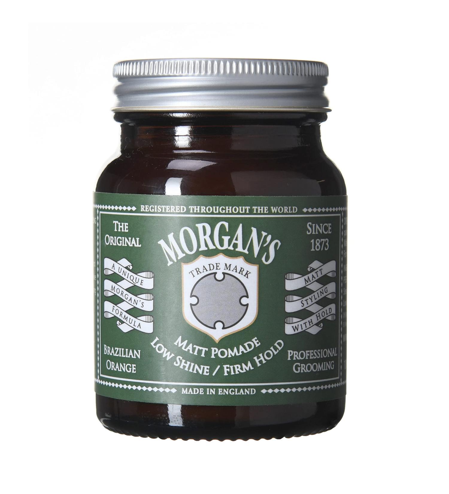 Morgan S MATT Pomade Low Shine/Firm HOLD 100G Black 100 g (Pack of 1) Unscented 100 g (Pack of 1)