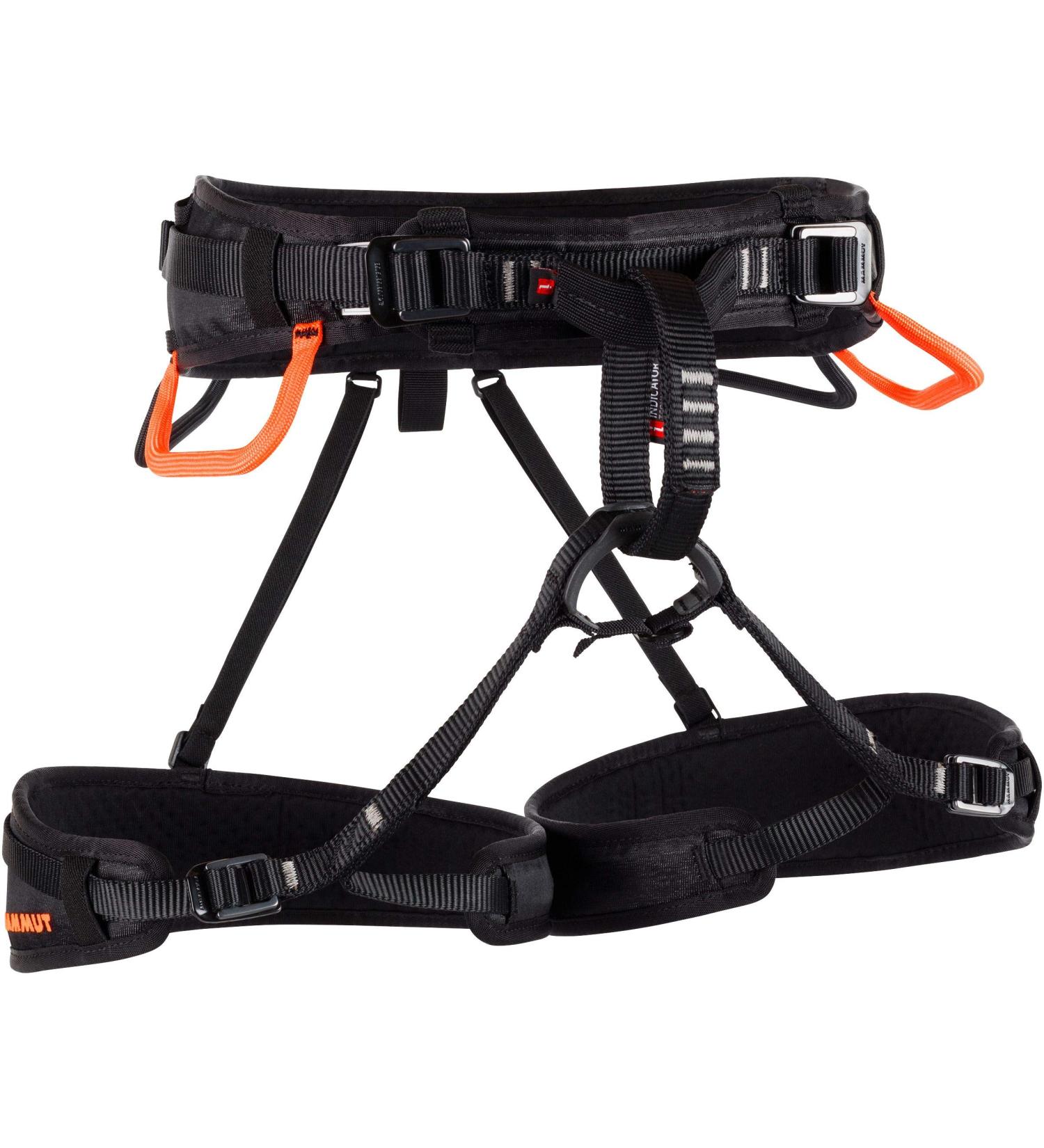 Mammut Arnes Ophir 4 Slide Titanium/Phantom Harness M-XL black-safety orange
