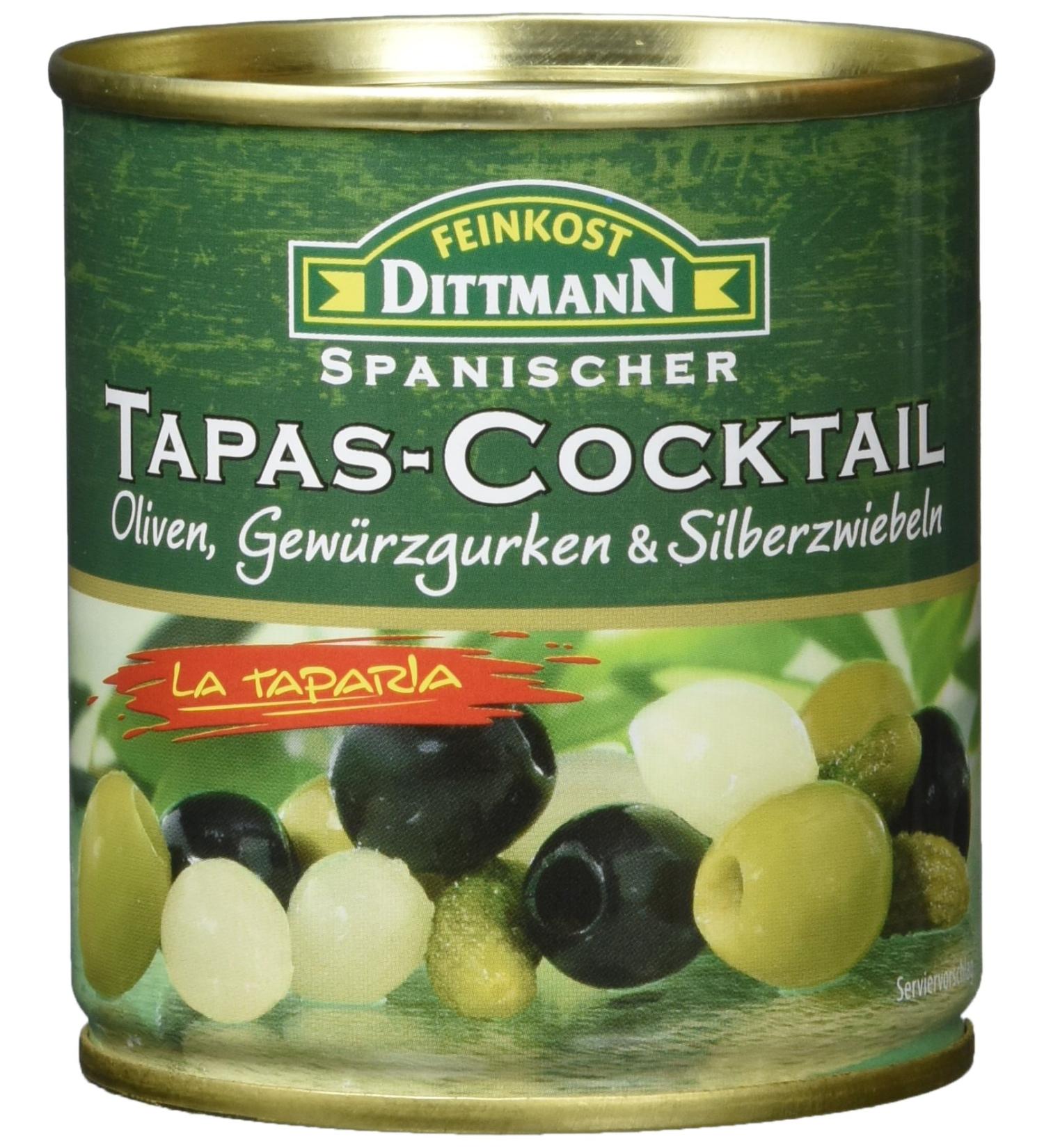 Delicatessen Dittmann Tapas Cocktail - Pack of 8 (8 x 85g) | Gourmet International Snacks for Any Occasion - Buy Online on GoSupps.com
