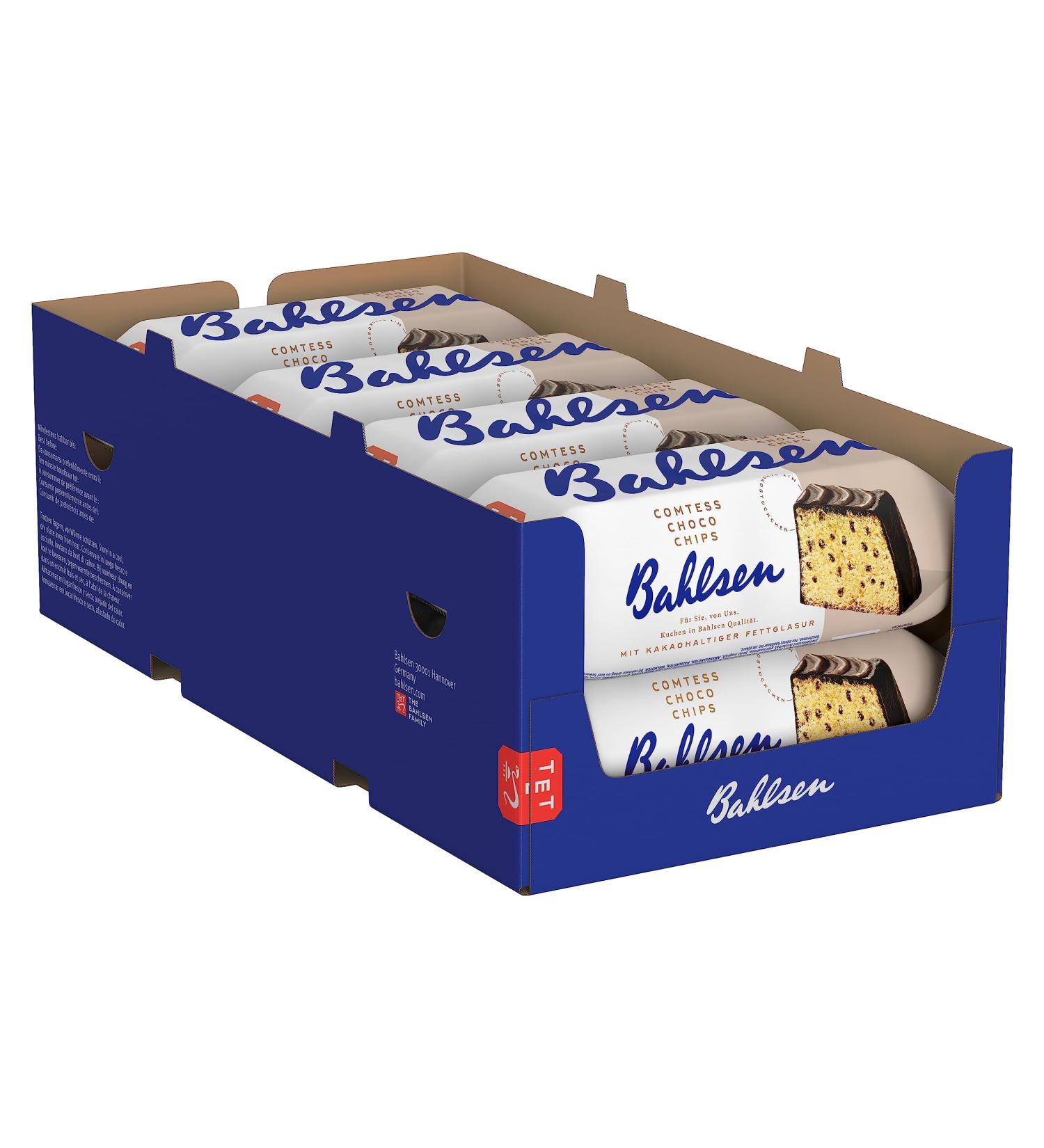 Buy Bahlsen Comtess Choco Chips - 8 Pack of Juicy Chocolate Cake (8 x 350g) - Individually Packed for Freshness - International Shipping Available - Buy Online on GoSupps.com