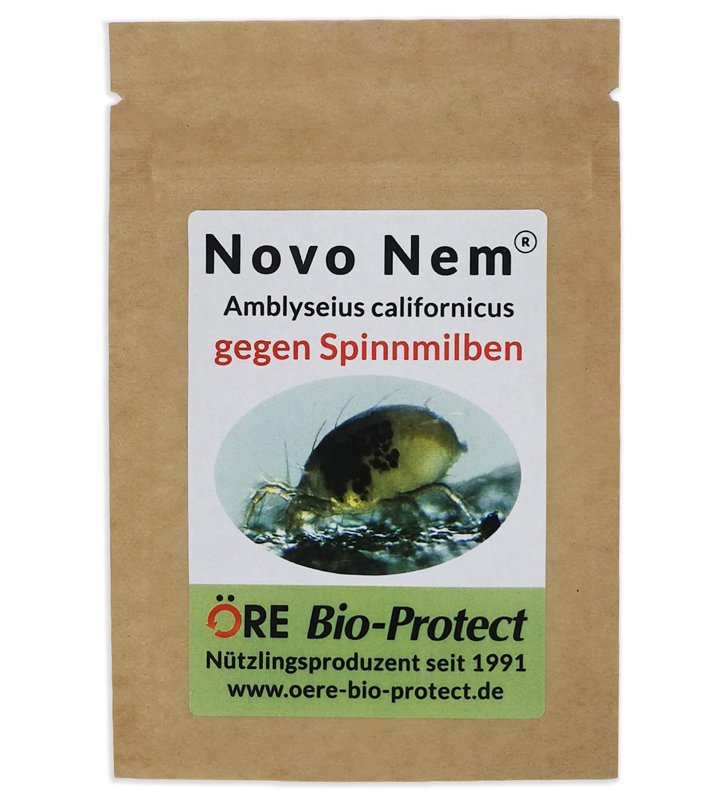 Novo Nem Ambly.Calif.500 predatory mites - scattered goods for 5-10 plants against spider mites on ornamental plants vegetables and crops 500 pieces