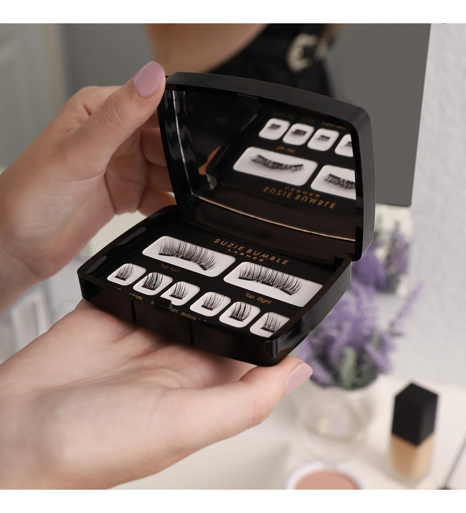 Suzie Bumble Natural Magnetic Eyelashes - No Eyeliner Needed - Magnetic Eye Lashes for a Natural Look - Includes Storage Box - Pesta as Magn ticas - Buy Online on GoSupps.com