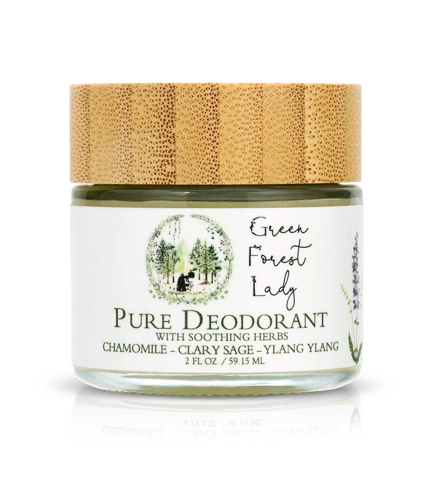 Organic Aluminum-Free Deodorant for Men & Women - Natural Roman Chamomile Clary Sage Ylang Ylang - Vegan Paraben-Free All-Day Freshness - 2 FL OZ - Buy Online on GoSupps.com