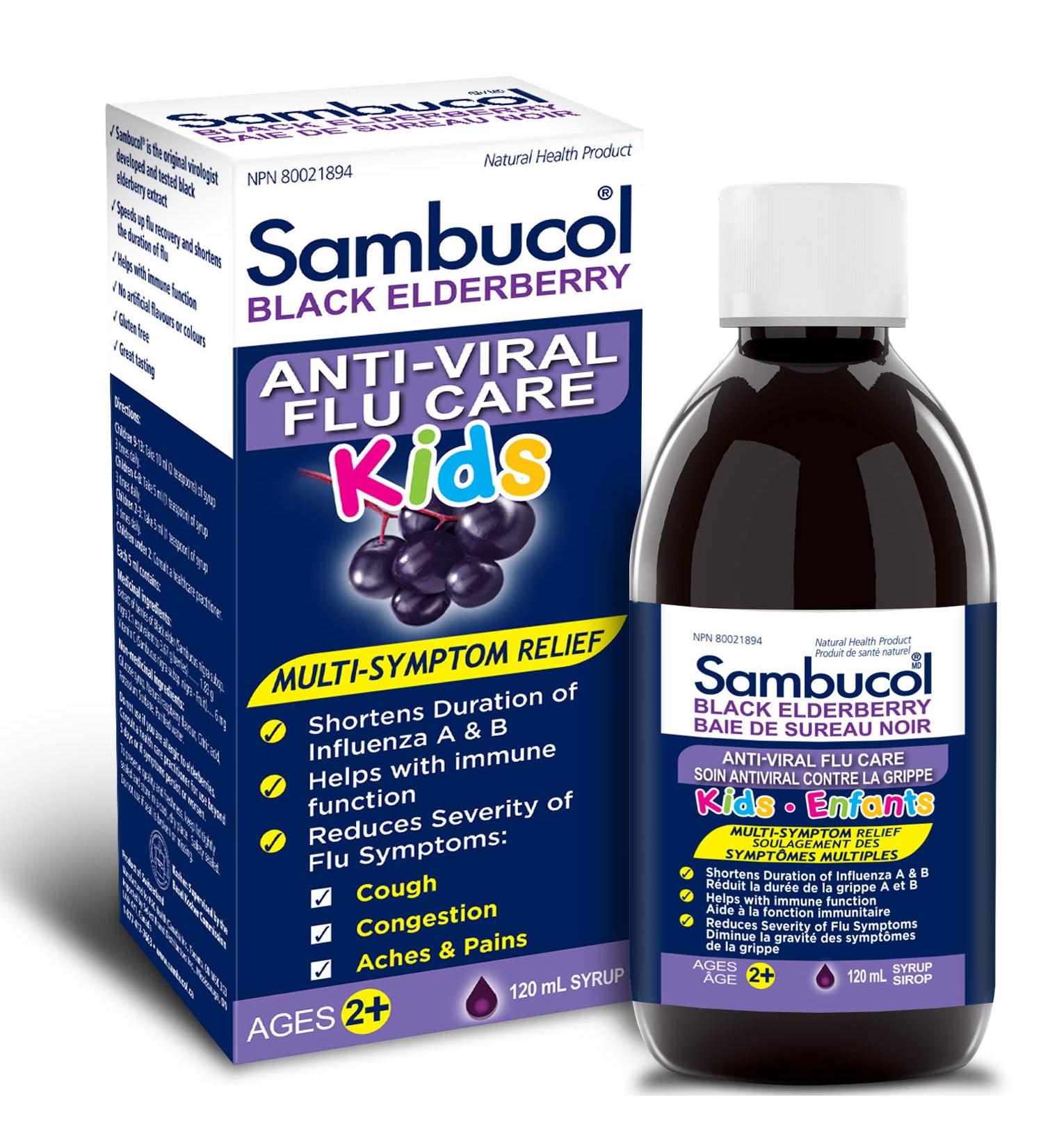Sambucol Black Elderberry for Kids 120 Milliliter SUPPLEMENT - Buy Online on GoSupps.com