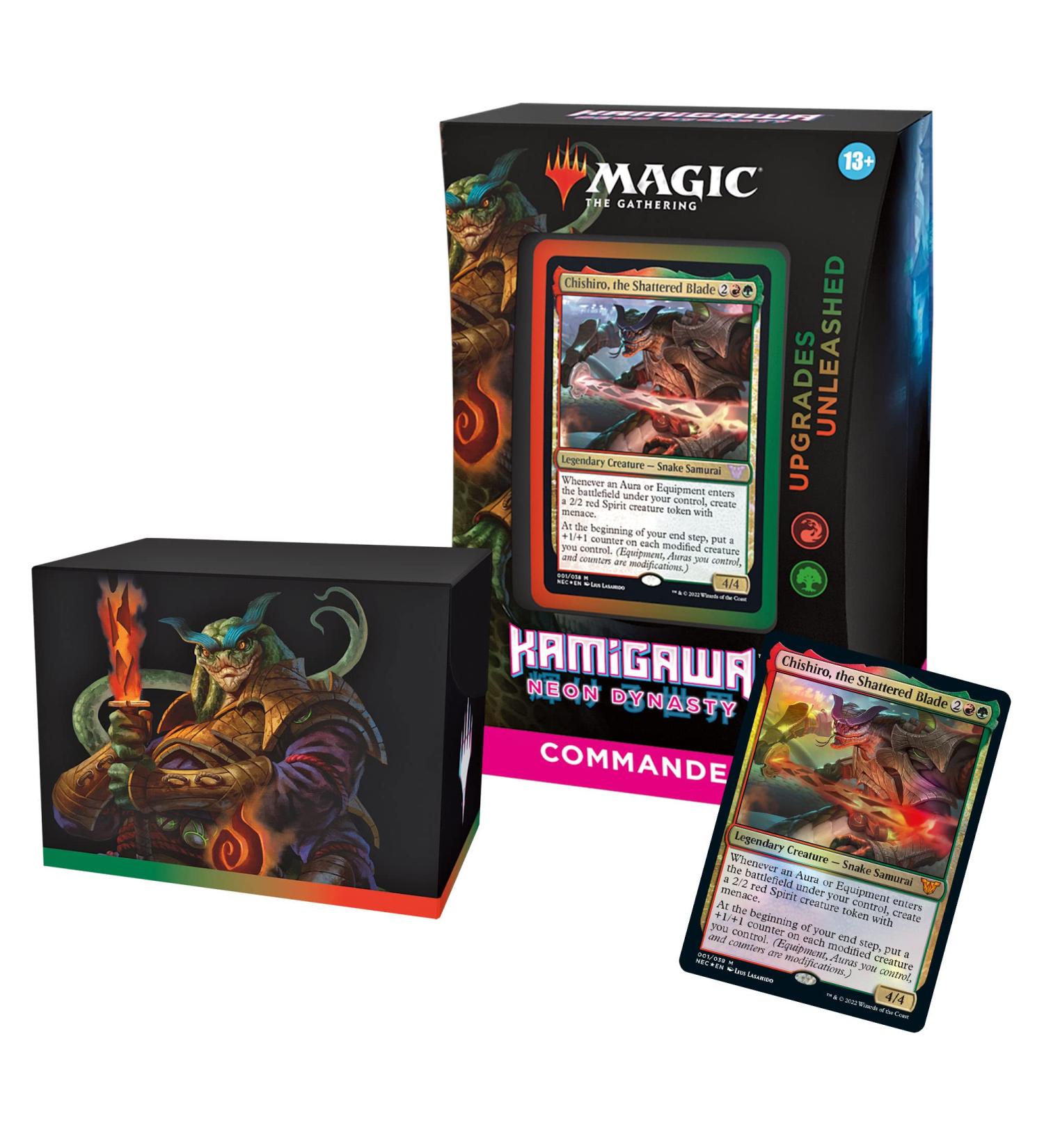 MTG Kamigawa Neon Dynasty Commander Deck Upgrades - Red-Green Unleashed | Retail Packaging - Buy Online on GoSupps.com