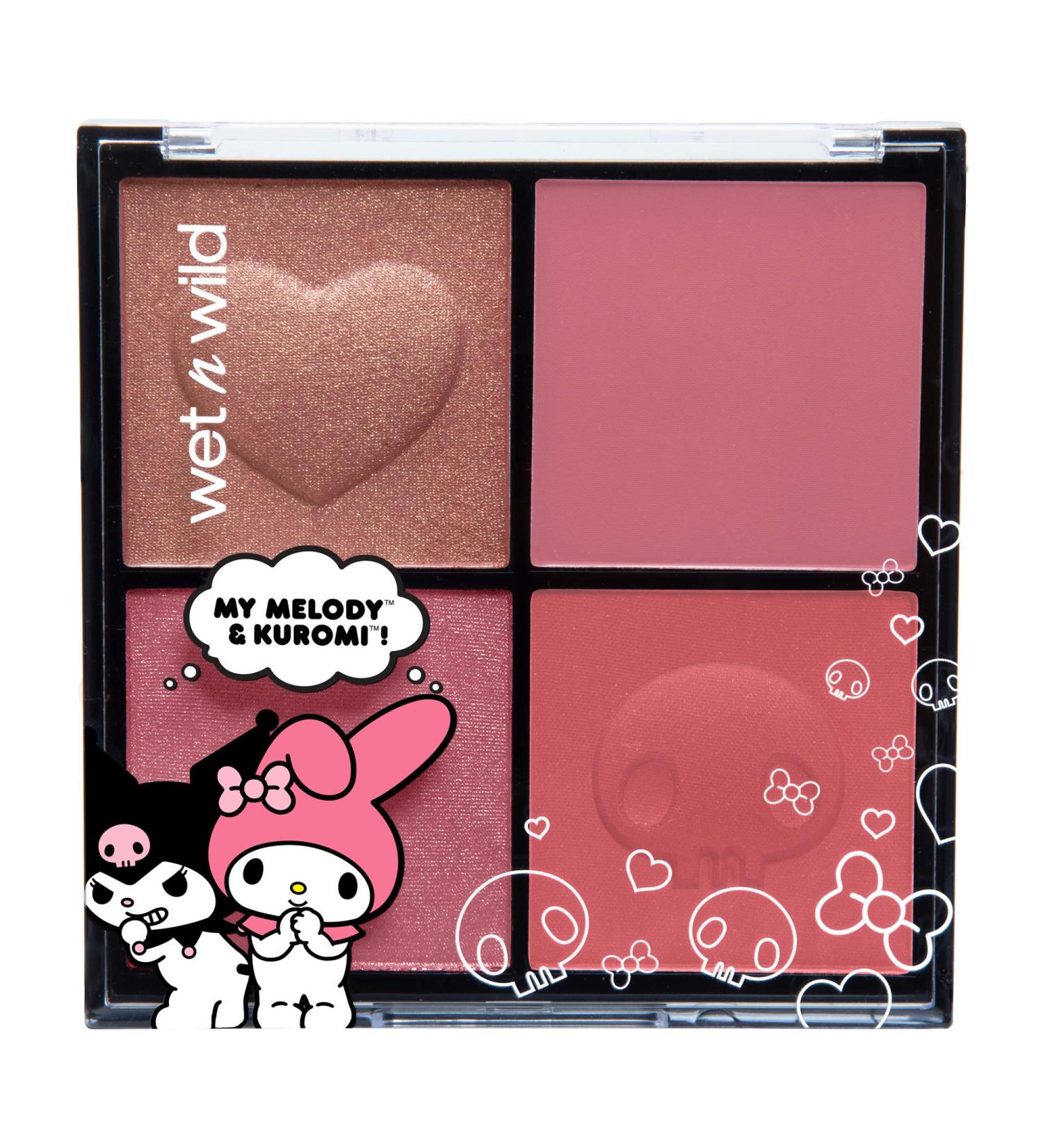 Wet n Wild My Melody + Kuromi Blush Palette - 0.71 Ounce (Pink) - Buy Online on GoSupps.com