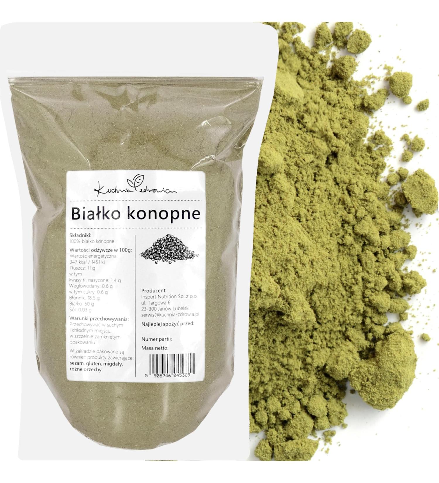 Prot ine de chanvre - Poudre de prot ine de chanvre v g talienne sans additifs - Emballage anti-fuite avec fermeture clair - Doypack: (1000 Grammes) 1000 Grammes - Buy Online on GoSupps.com