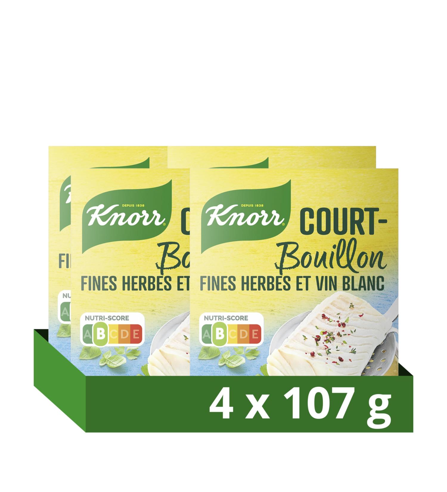 Knorr Court-Bouillon Fine Herbs 9 Cubes 107 g Pack of 4 - Buy Online on GoSupps.com