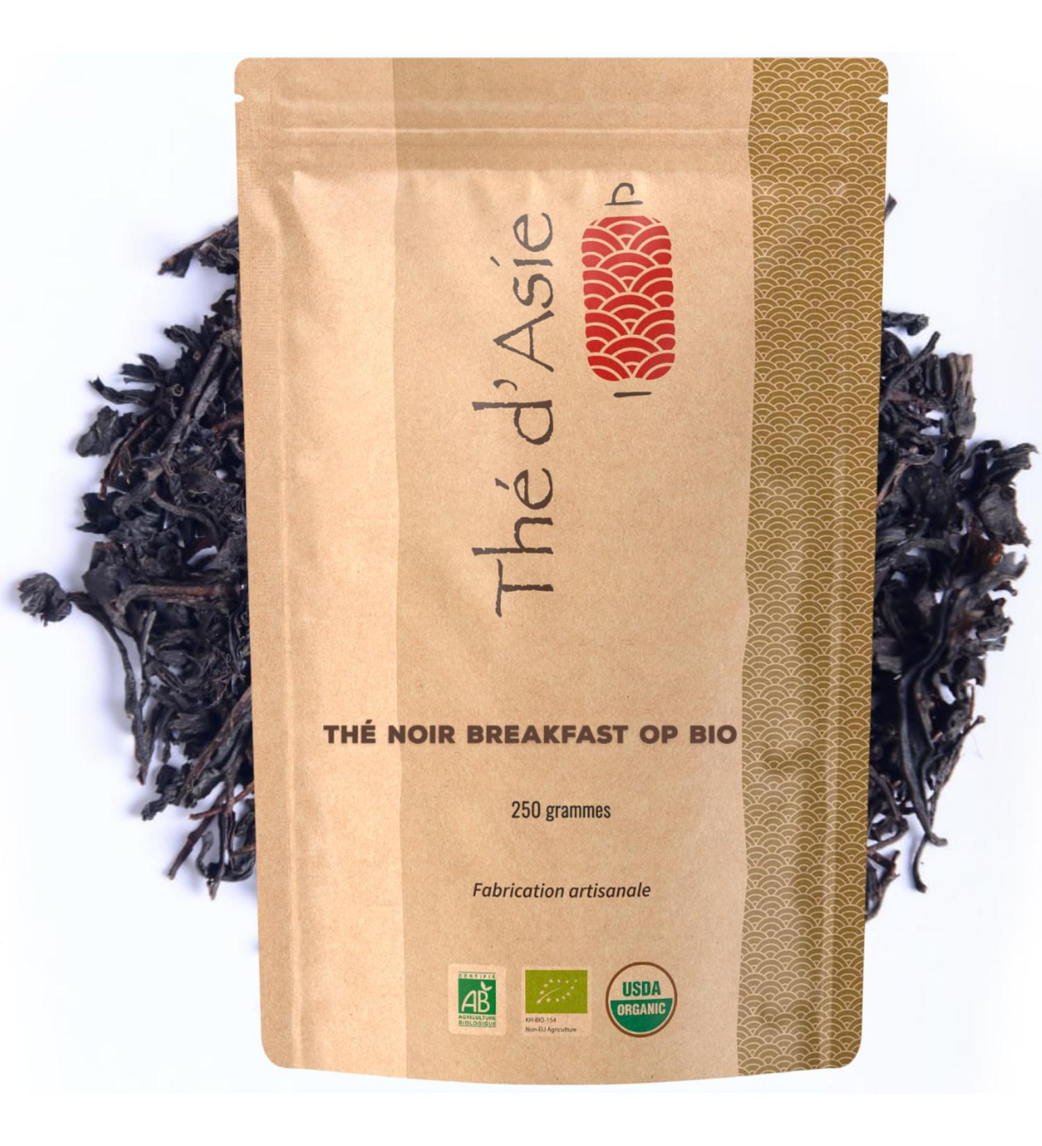  Khla Khla - Organic Breakfast Black Tea OP - Loose Leaf Metal Tin 400g - Organic Morning Tea - Dried Leaves - Asian Brunch Breakfast Tea - Origin Sri Lanka - Herbal Tea & Infusion - Buy Online on GoSupps.com
