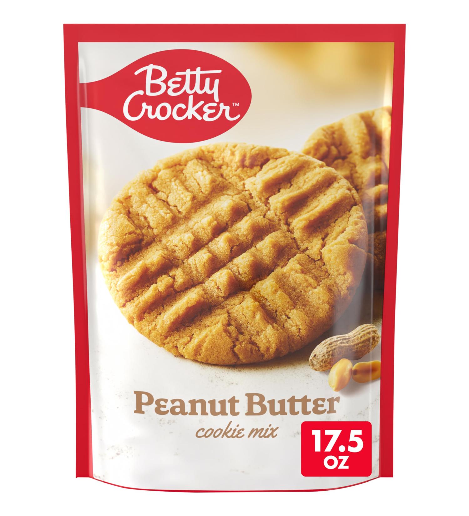 Betty Crocker Peanut Butter Cookie Mix 17.5 oz - Delicious Baking Convenience - Buy Online on GoSupps.com