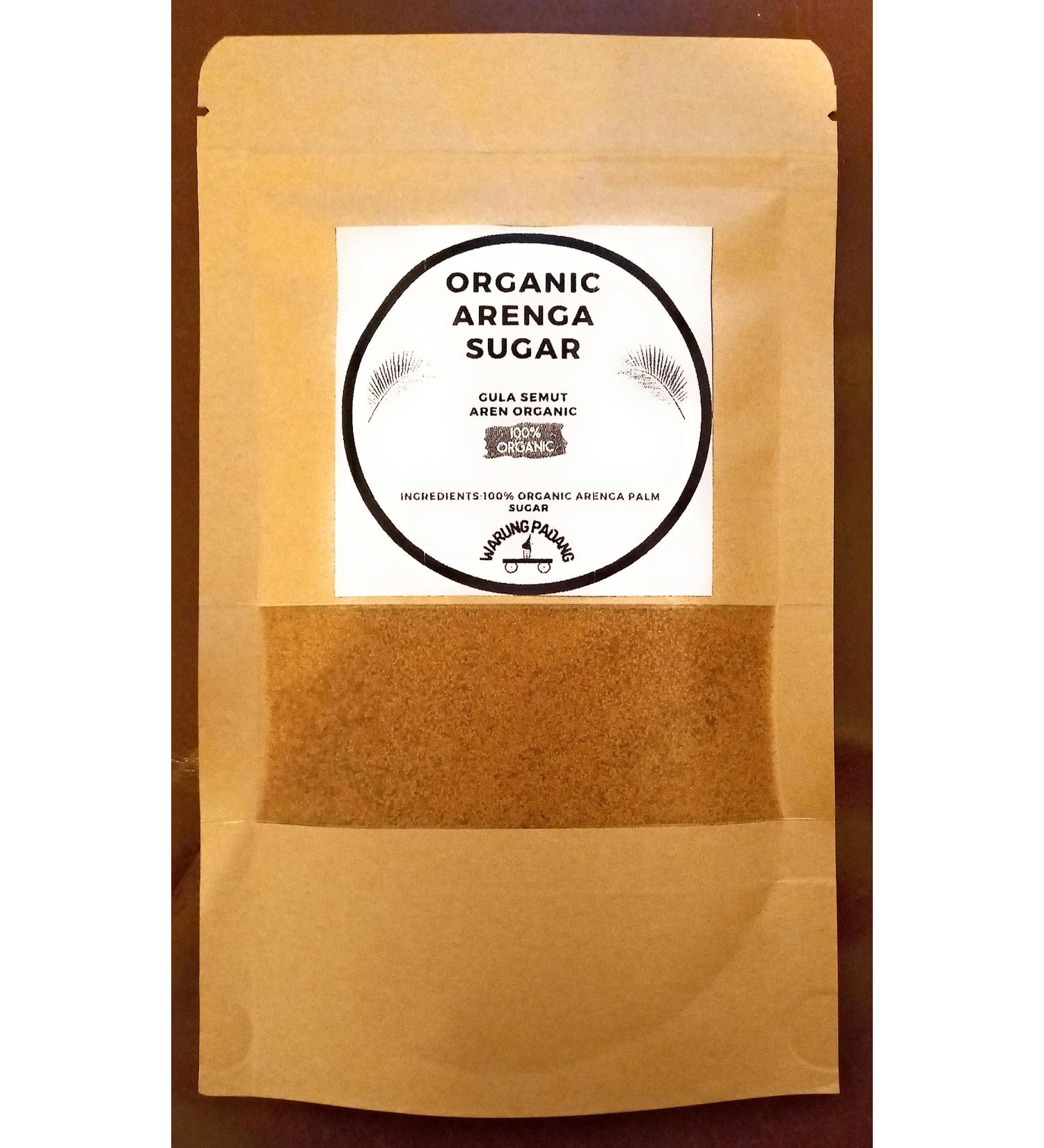 Indonesian Organic Ground Arenga Pinnata Sugar 100g/ Gula Semut Aren The Taste of Traditional Sweetener- Halal - Buy Online on GoSupps.com
