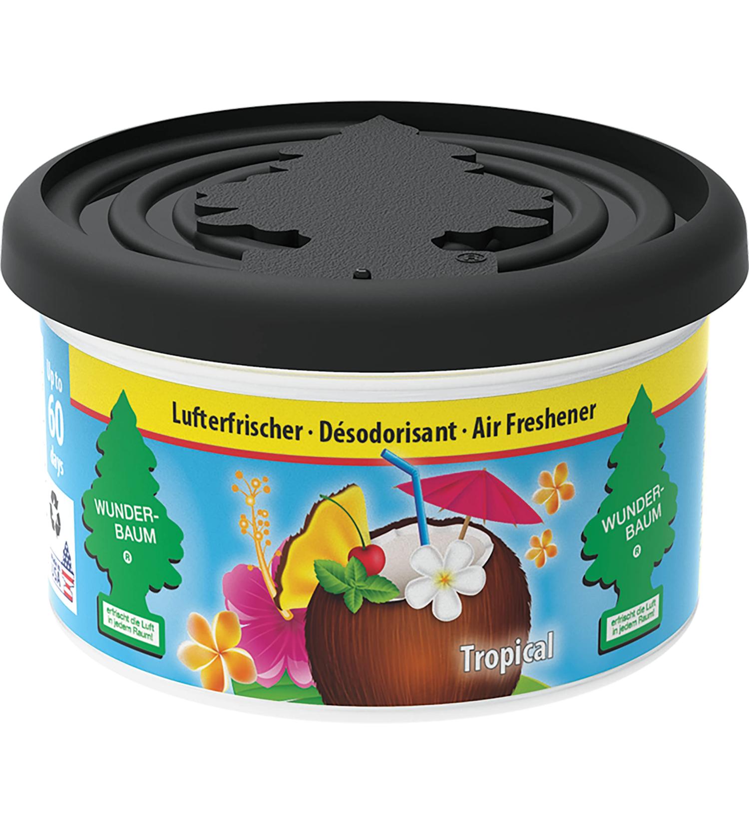 WUNDER-BAUM Tropical Fragrance Tin | Long-lasting Car & Home Scent | 1 Piece | International Shipping Available - Buy Online on GoSupps.com