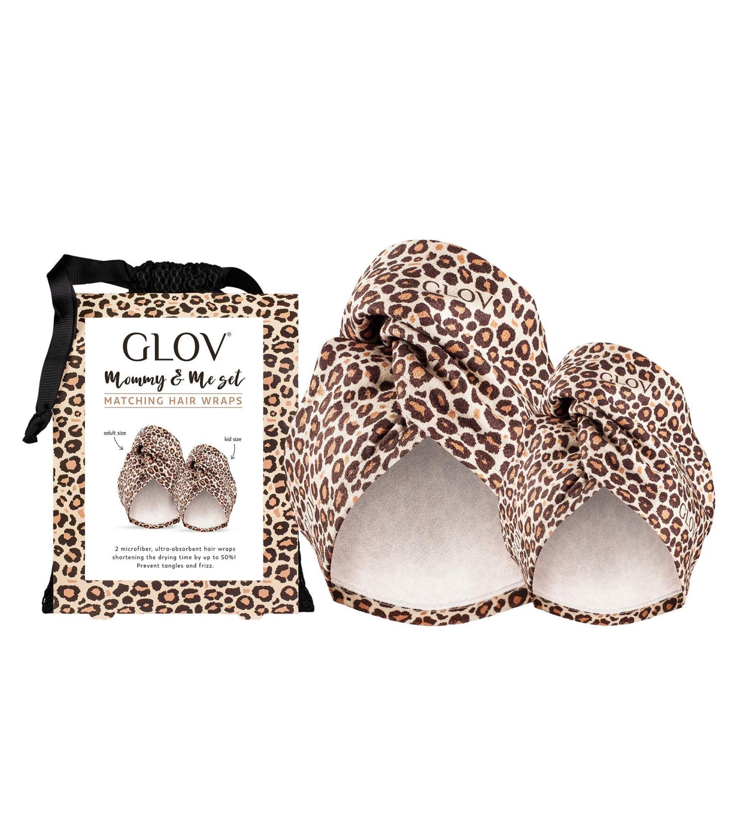 Quick-Dry Microfiber Hair Turban Towel Set - Absorbent Bow & Button Design for Moms & Daughters - Buy Online on GoSupps.com