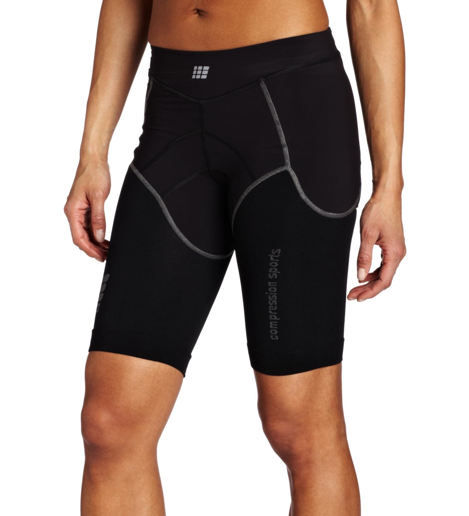 CEP Women's Compression Tri Shorts 18-20 Black - High Performance International Shipping - Buy Online on GoSupps.com