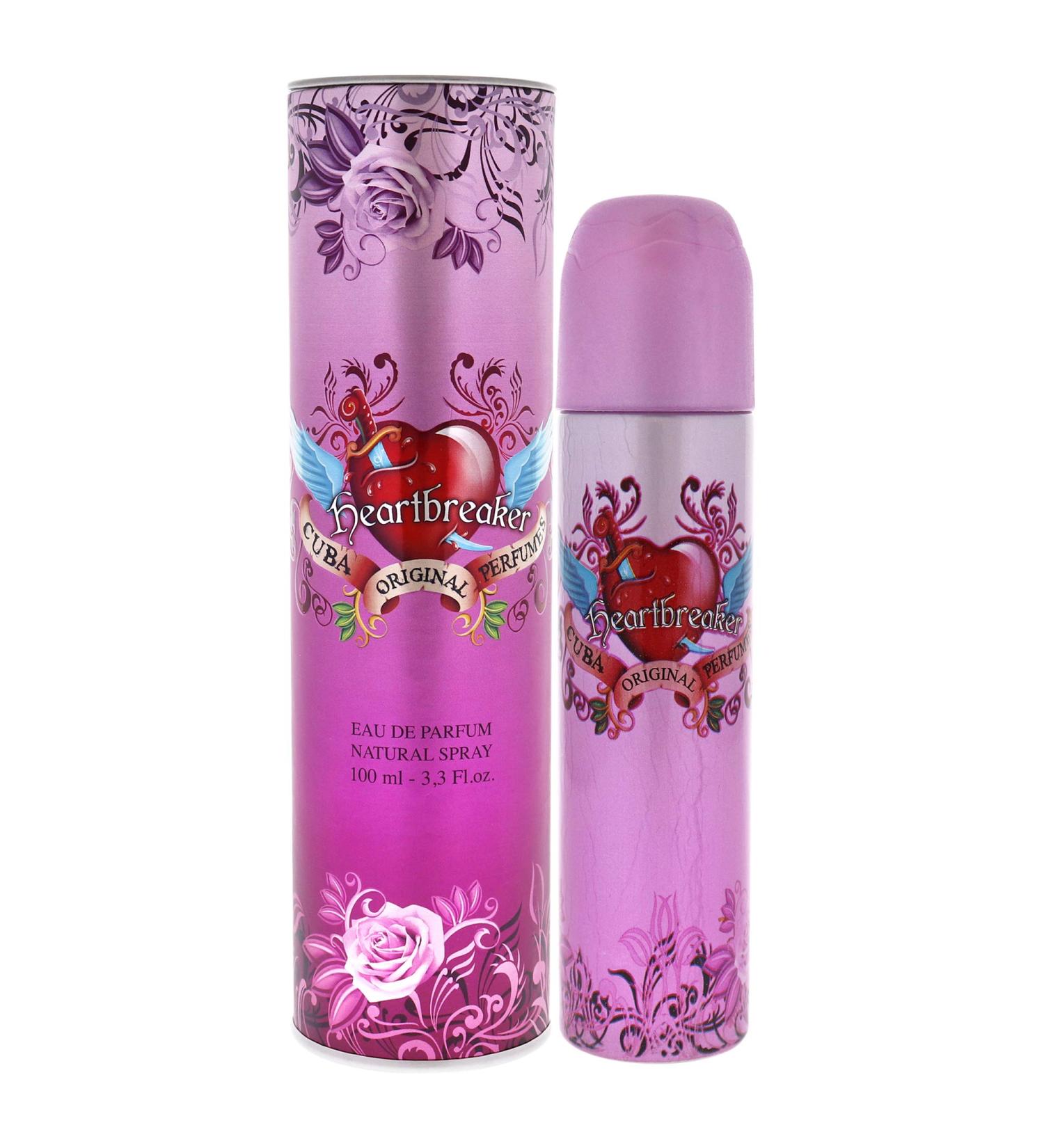 Cuba Heartbreaker Eau De Parfum Spray for Women 3.4 Ounce - Buy Online on GoSupps.com