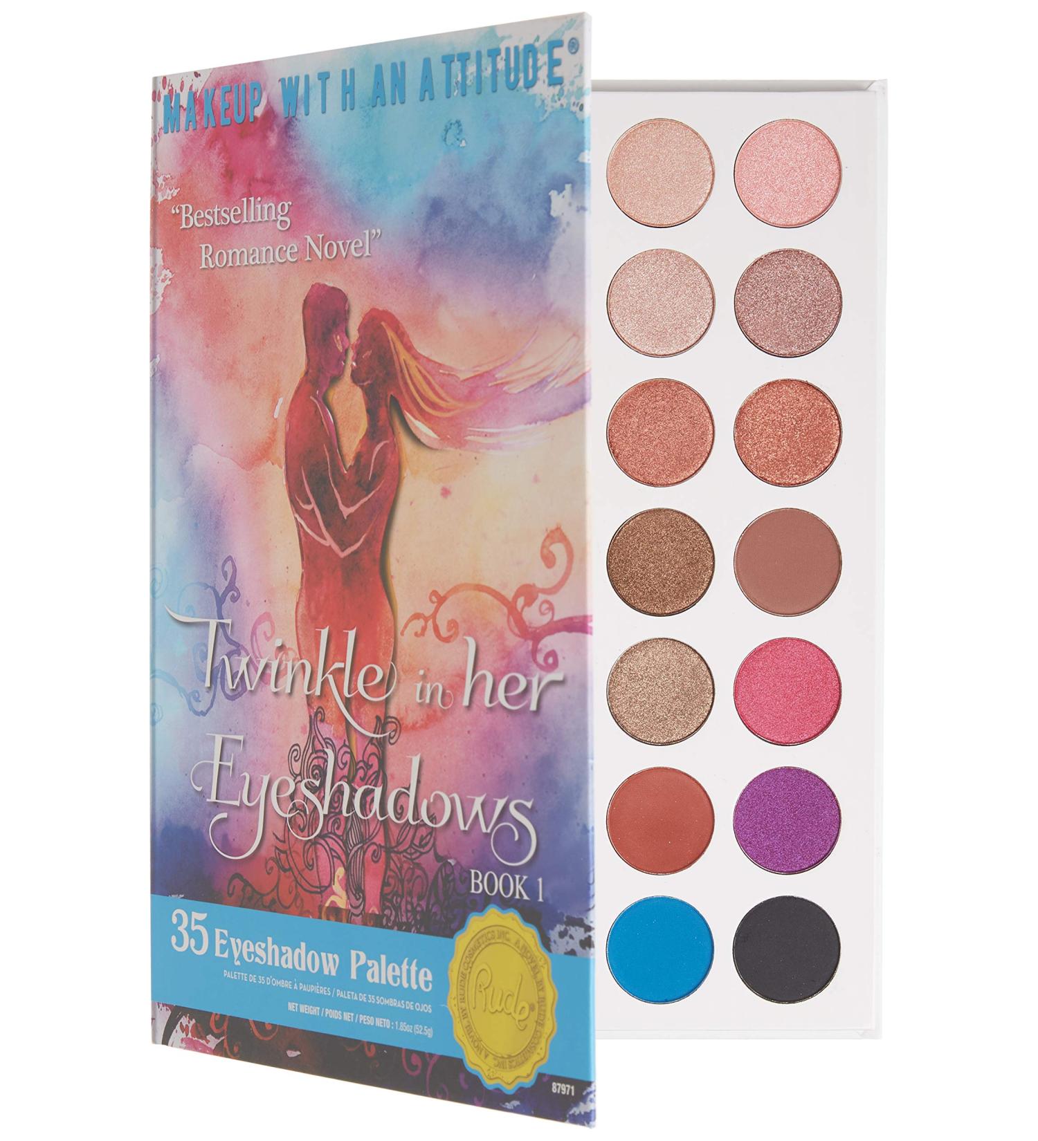 Rude Cosmetics Twinkle In Her 35 Eyeshadows Palette - Book 1 | International Shipping Available - 1.34 oz Eye Shadow for Women - Buy Online on GoSupps.com