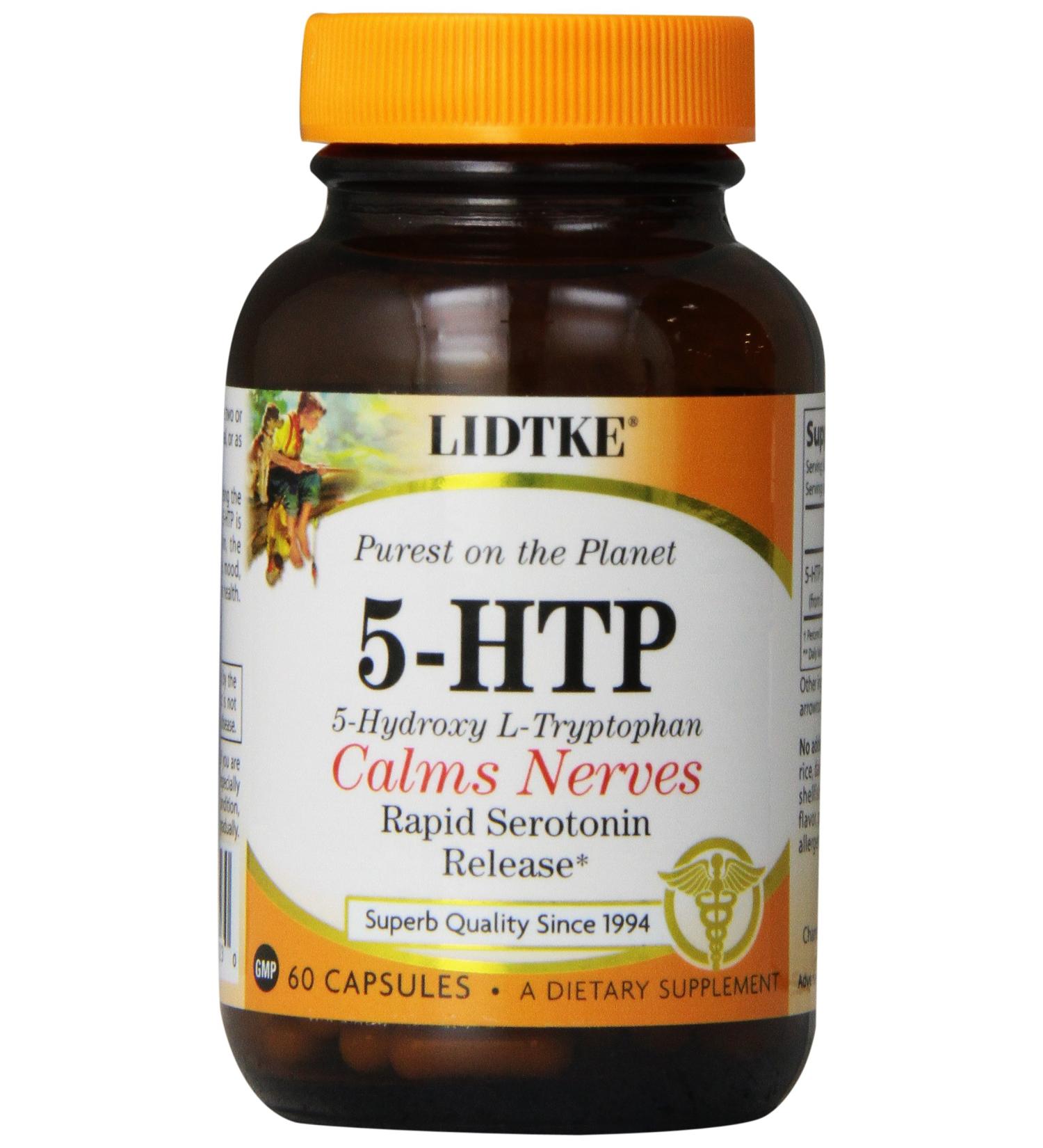 Buy Lidtke Technologies 5-HTP Capsules - 60 Count Unflavored Diet Supplement | International Shipping - Buy Online on GoSupps.com